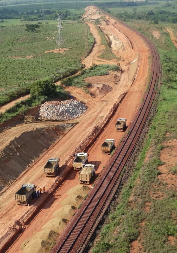 RODMOL highway construction crew in East Africa