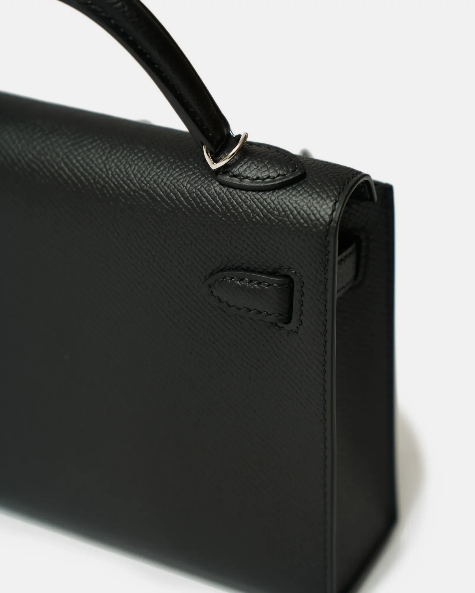 Hermès Mini Kelly 20 Black Epsom PHW