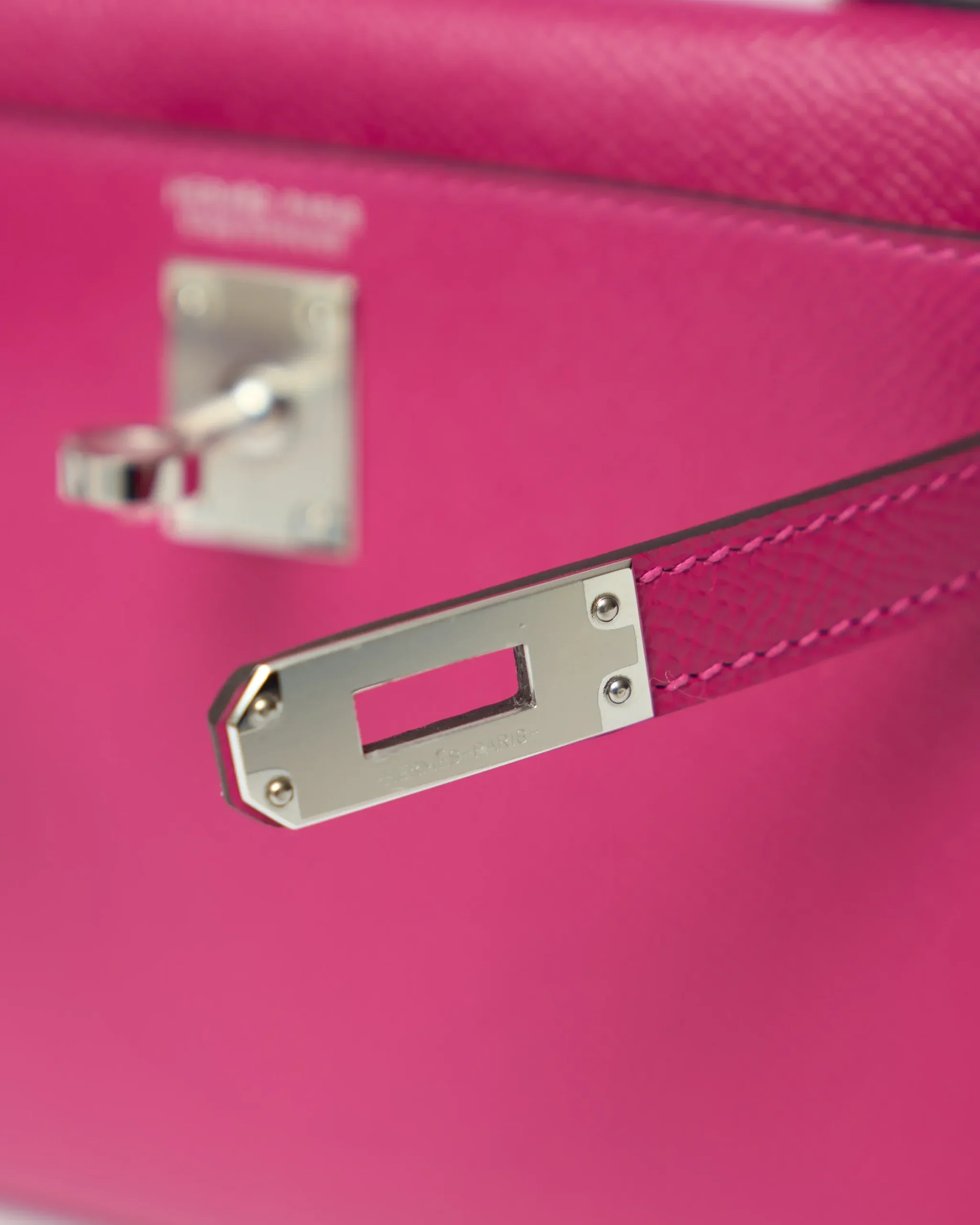 Hermès Mini Kelly 20 Rose Pourpre Epsom PHW
