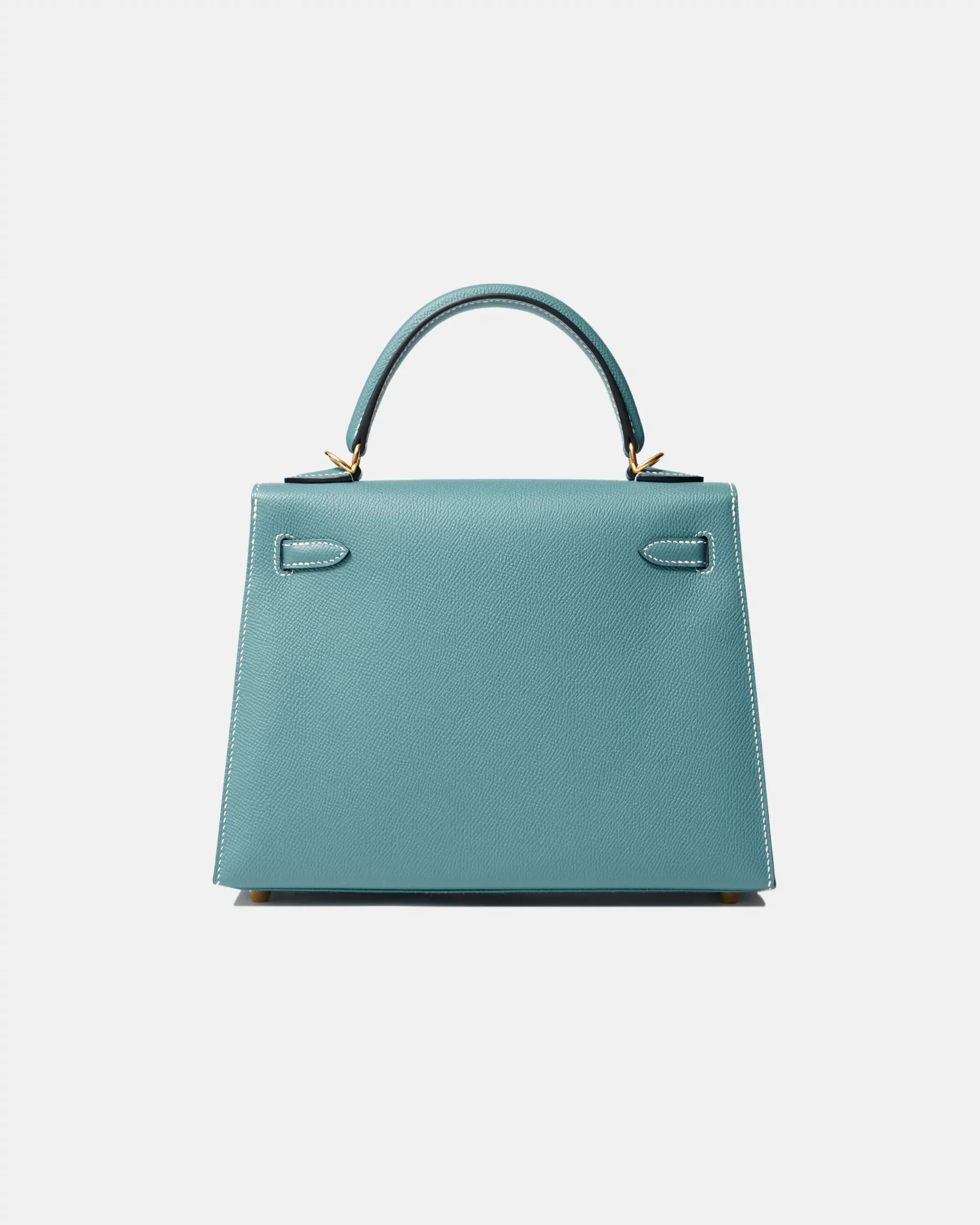 Hermès Kelly 25 Blue Jean Epsom GHW