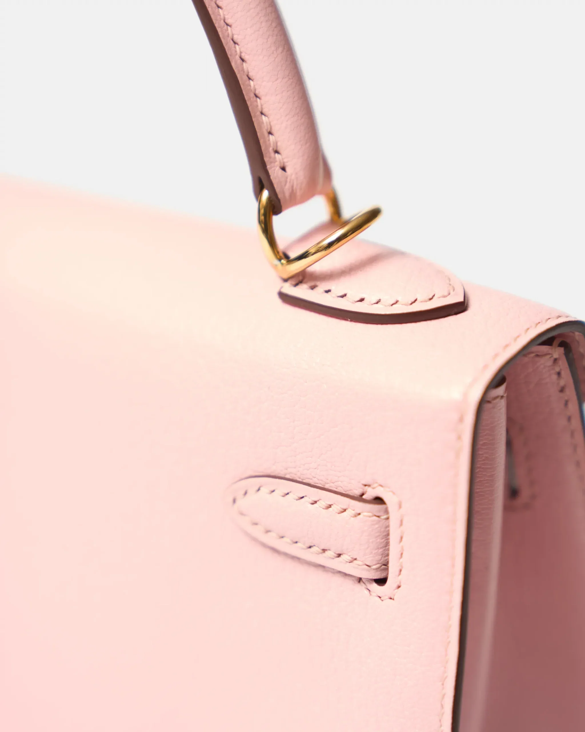 Hermès Kelly 25 Rose Sakura Chevre Mysore GHW