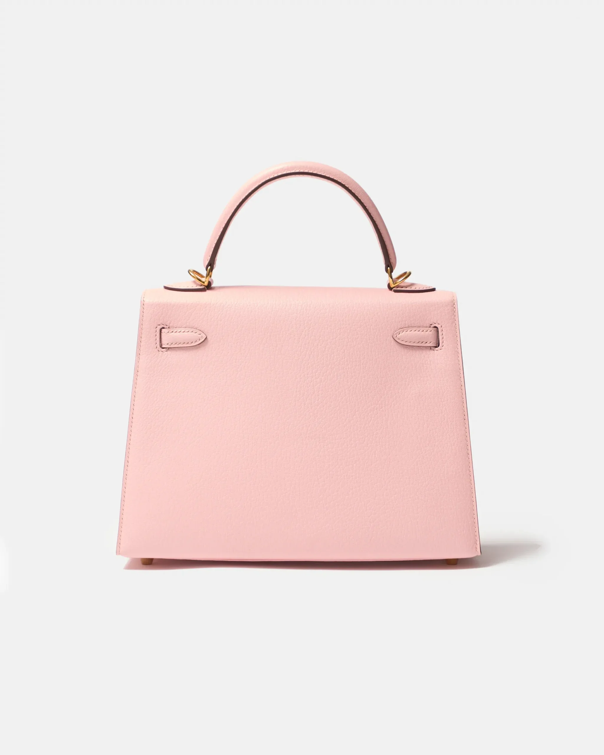 Hermès Kelly 25 Rose Sakura Chevre Mysore GHW