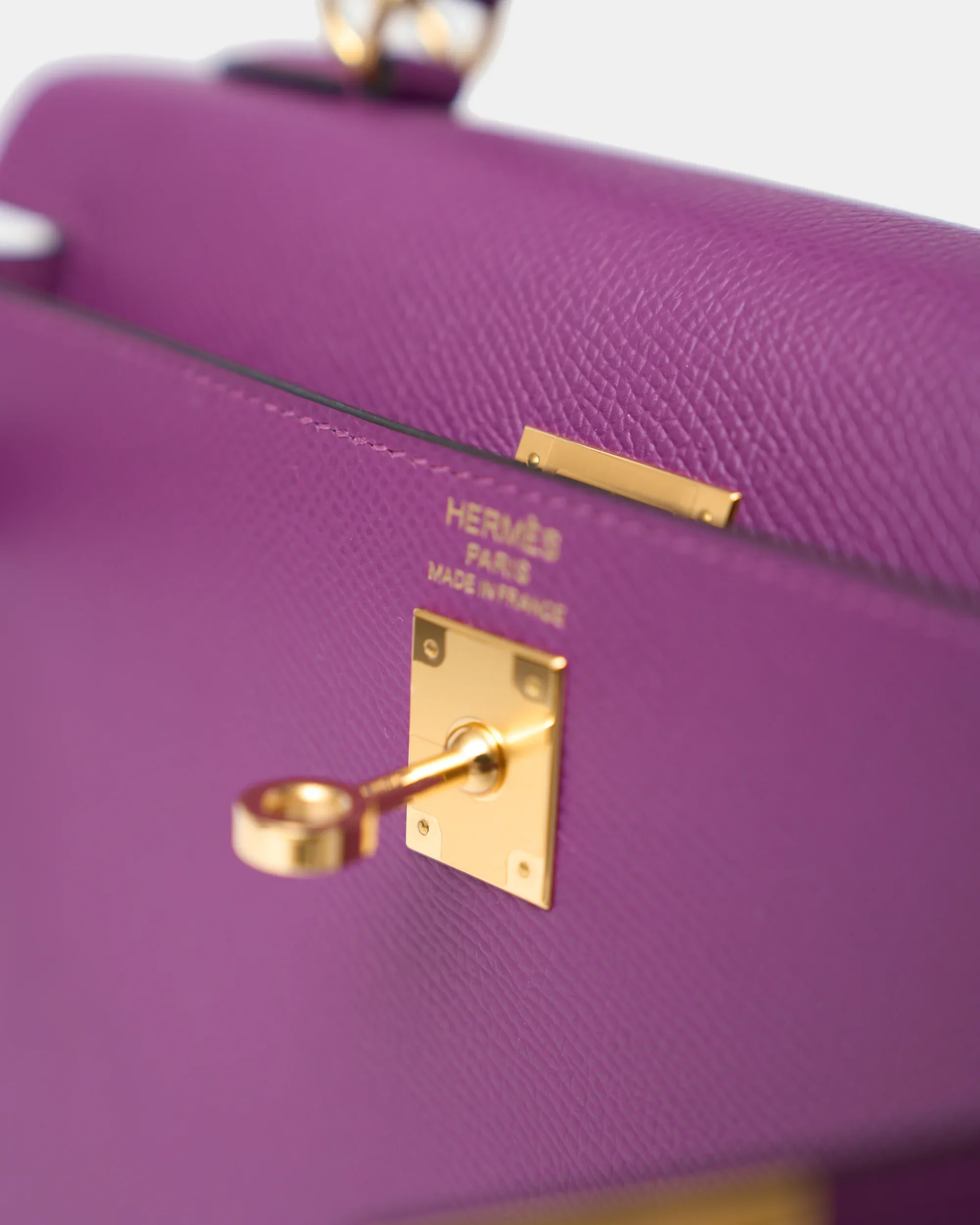 Hermès Kelly 25 Anemone Epsom GHW