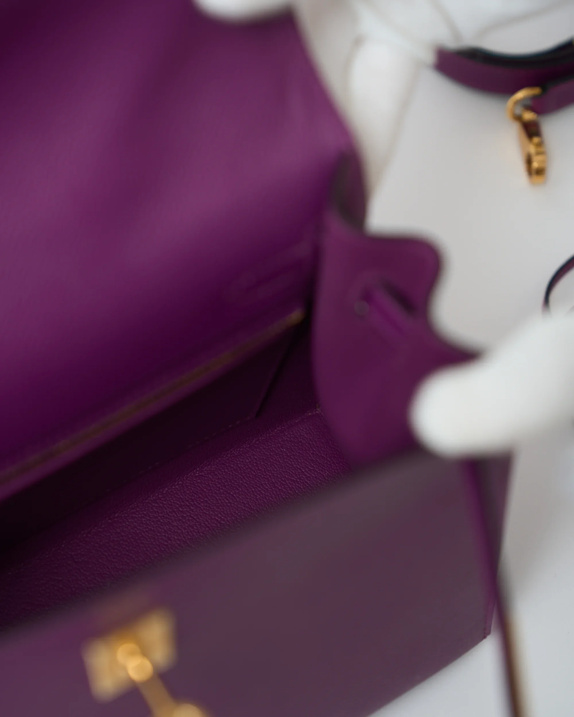 Hermès Kelly 25 Anemone Epsom GHW