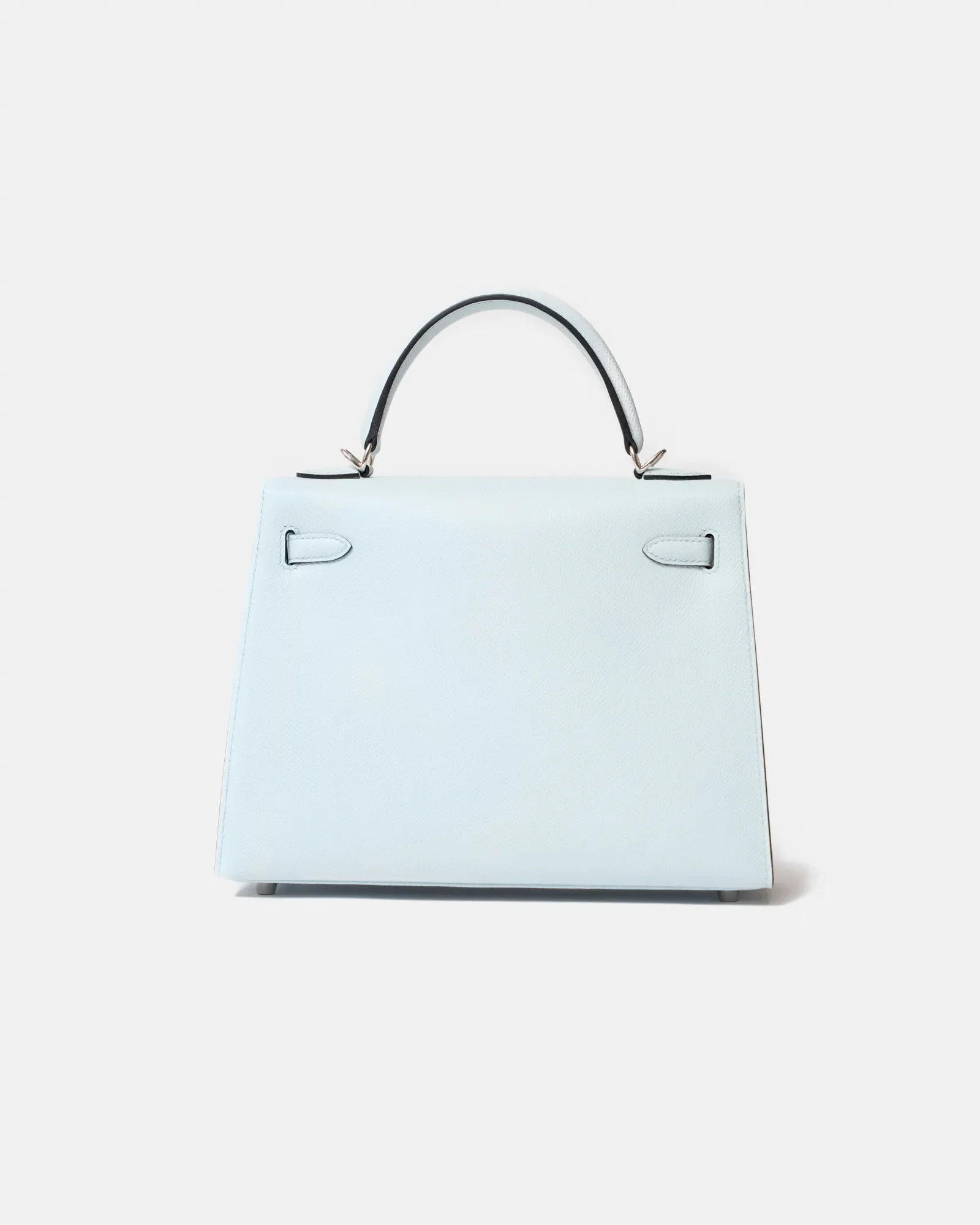 Hermès Kelly 25 Bleu Brume Epsom PHW