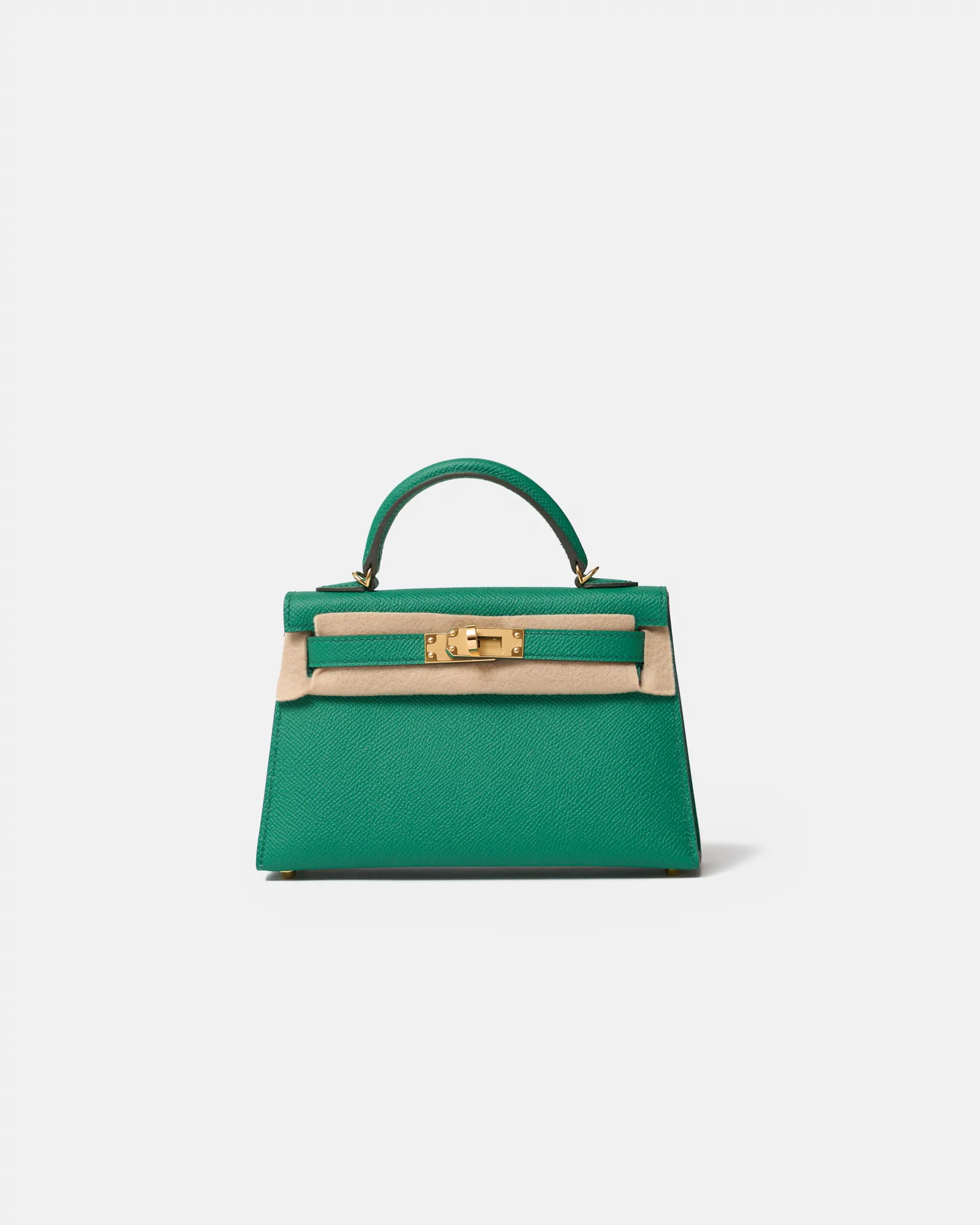 Hermès Mini Kelly 20 Vert Vertigo Epsom GHW