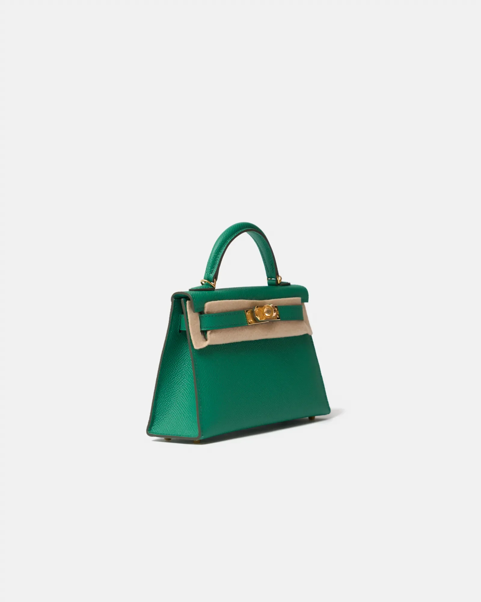 Hermès Mini Kelly 20 Vert Vertigo Epsom GHW