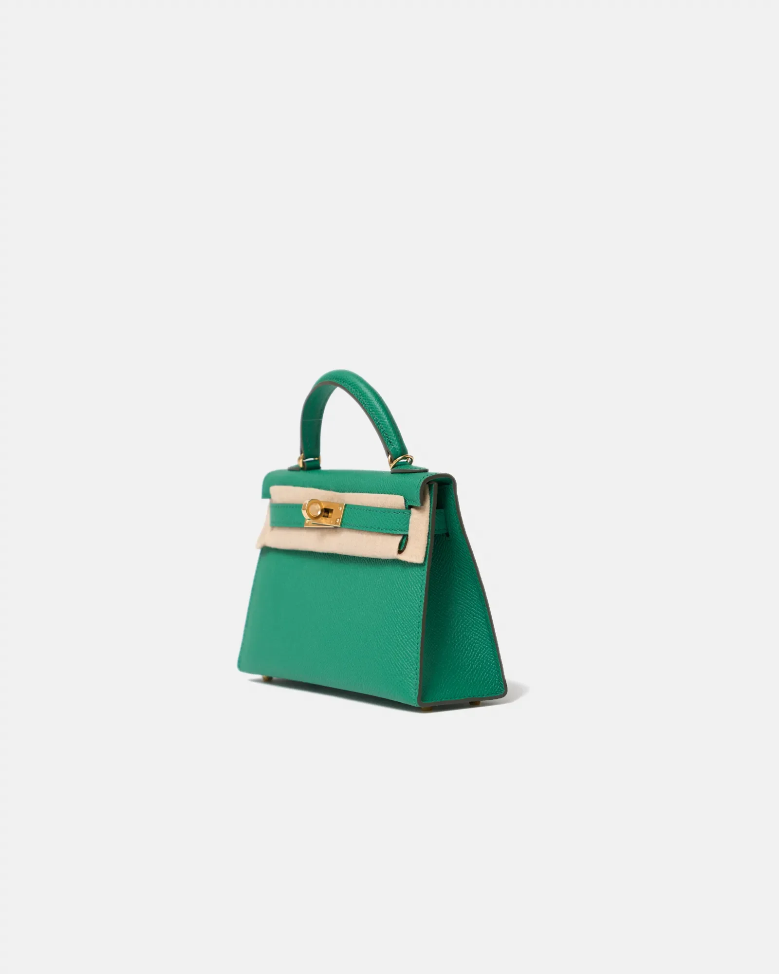 Hermès Mini Kelly 20 Vert Vertigo Epsom GHW