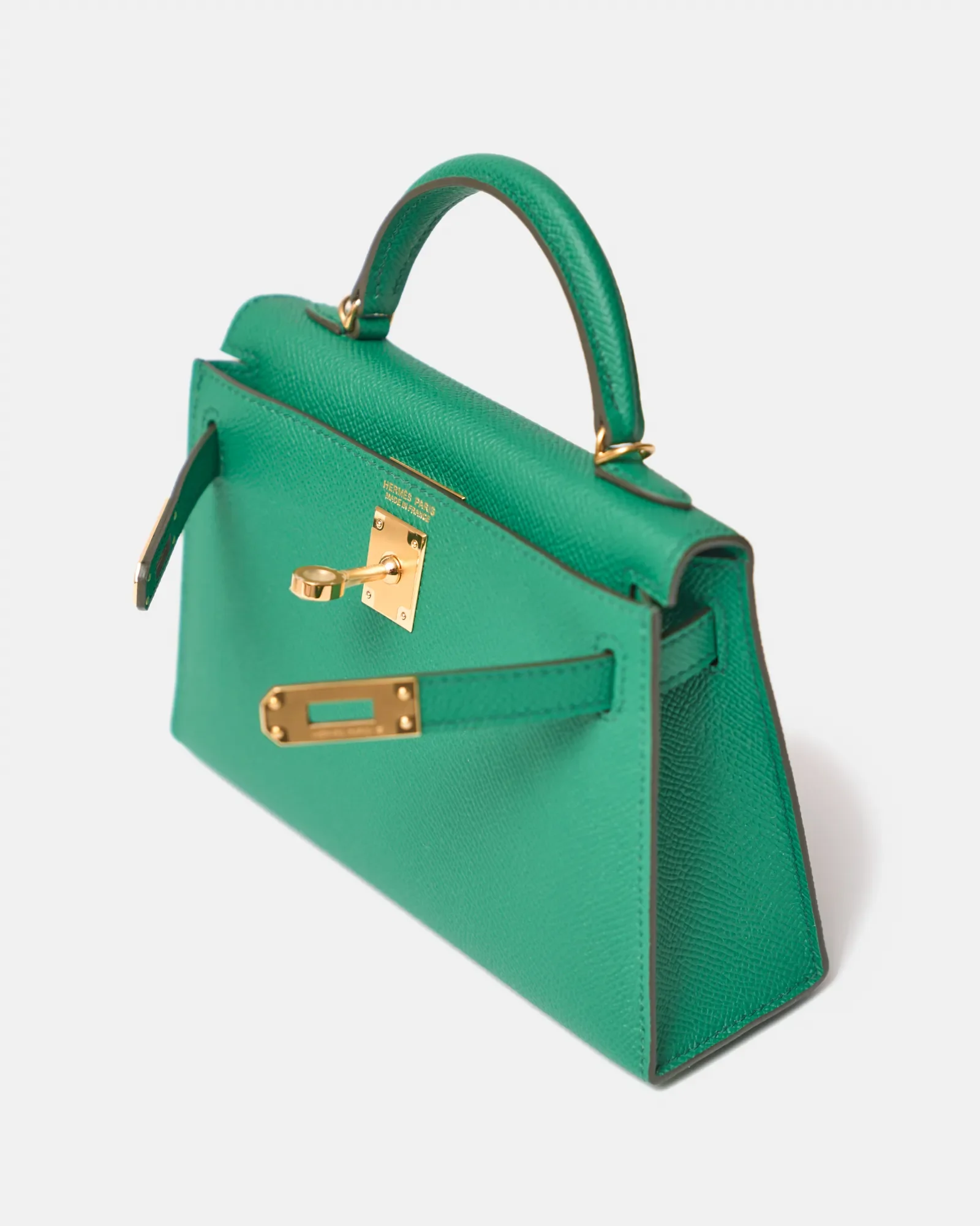 Hermès Mini Kelly 20 Vert Vertigo Epsom GHW
