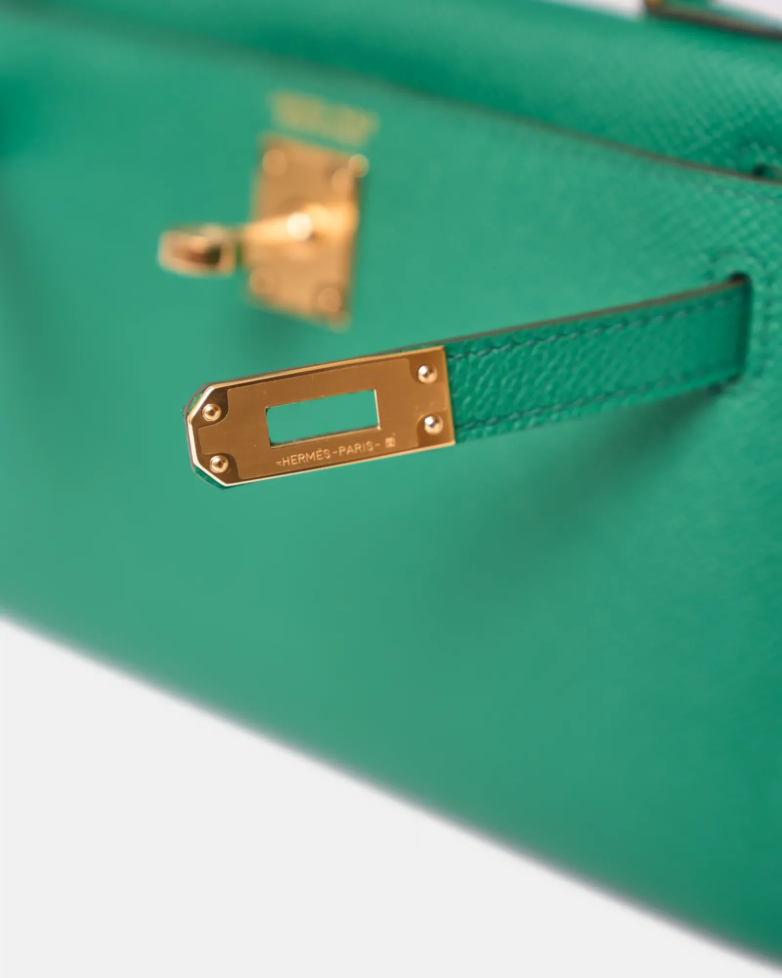 Hermès Mini Kelly 20 Vert Vertigo Epsom GHW