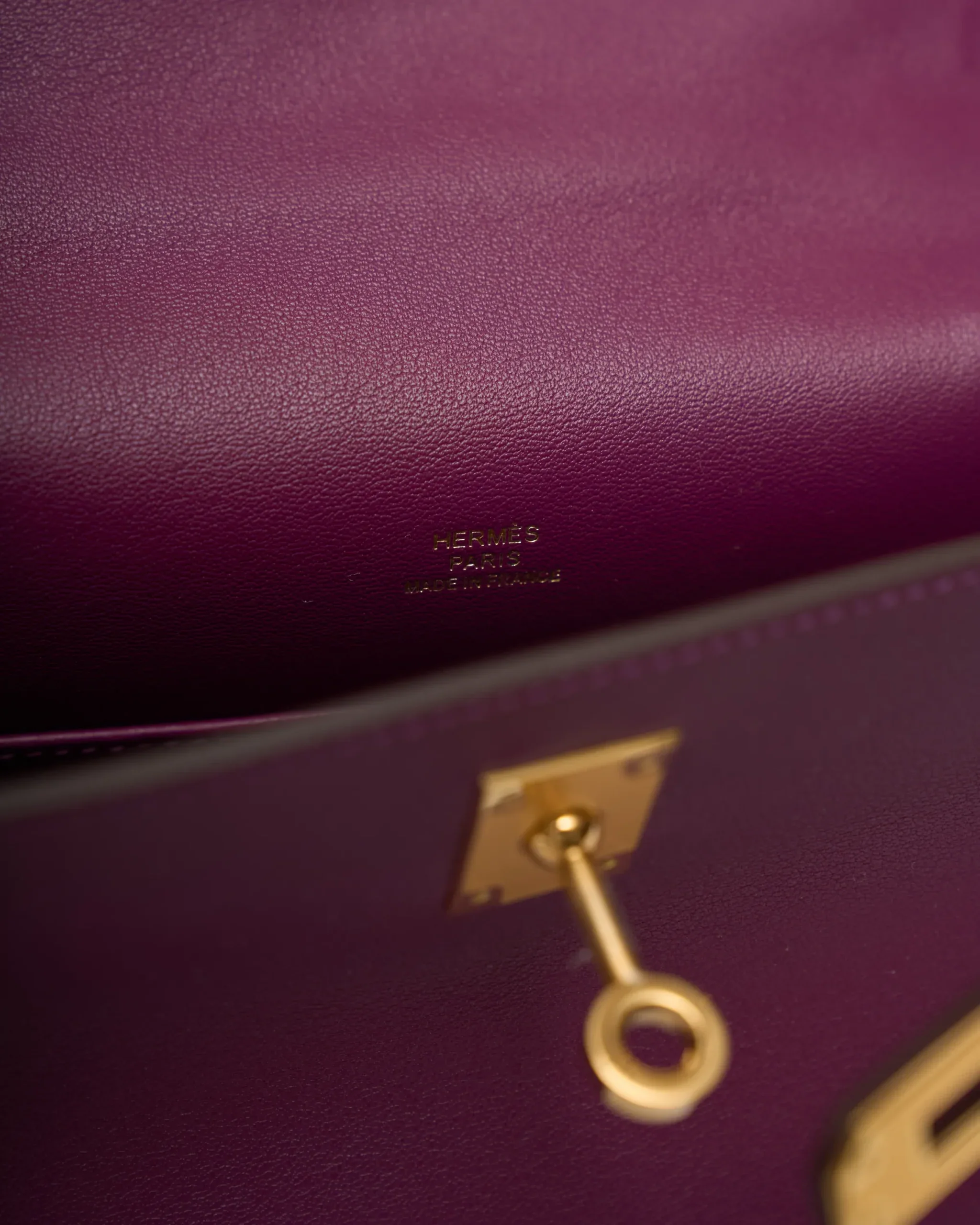 Hermès Kelly Pochette Anemone Swift GHW