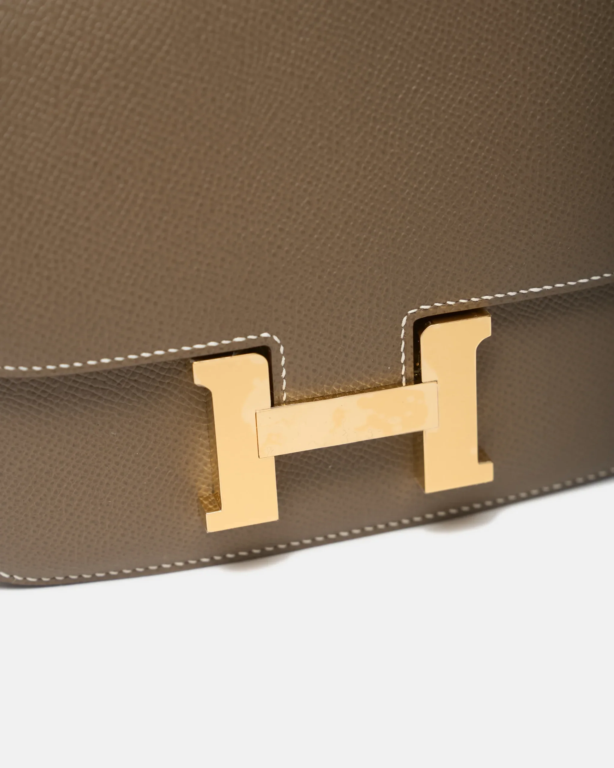 Hermès Mini Constance 18 Etoupe Epsom GHW