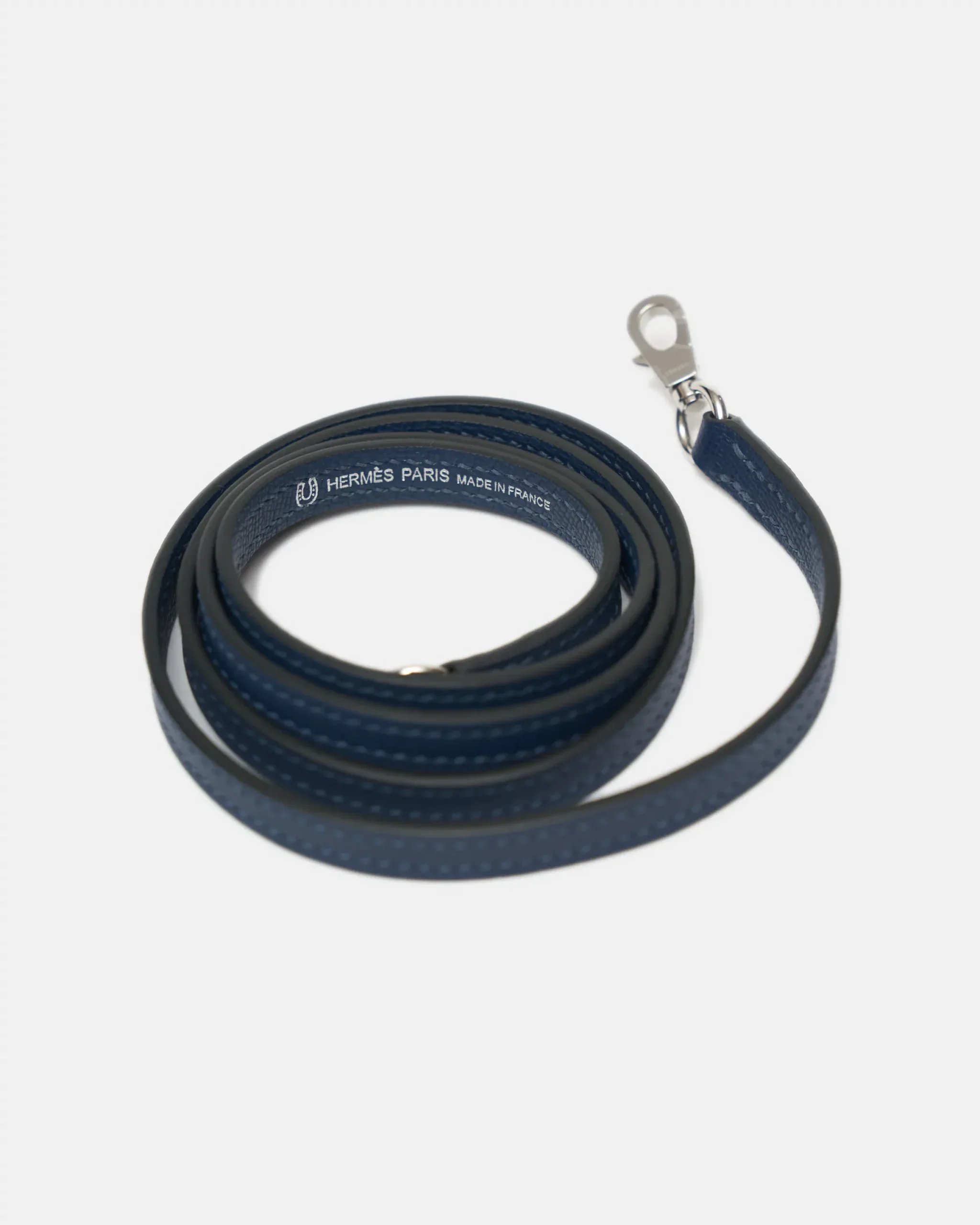 Hermès Mini Kelly Navy Lizard Madame Leather PHW