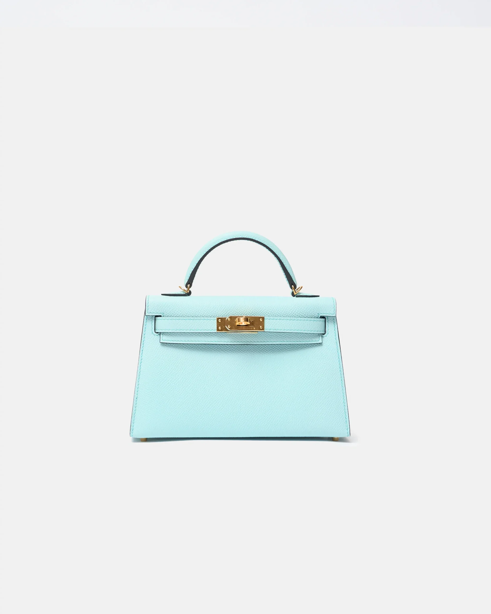 Hermès Mini Kelly 20 Blue Zephyr Epsom GHW