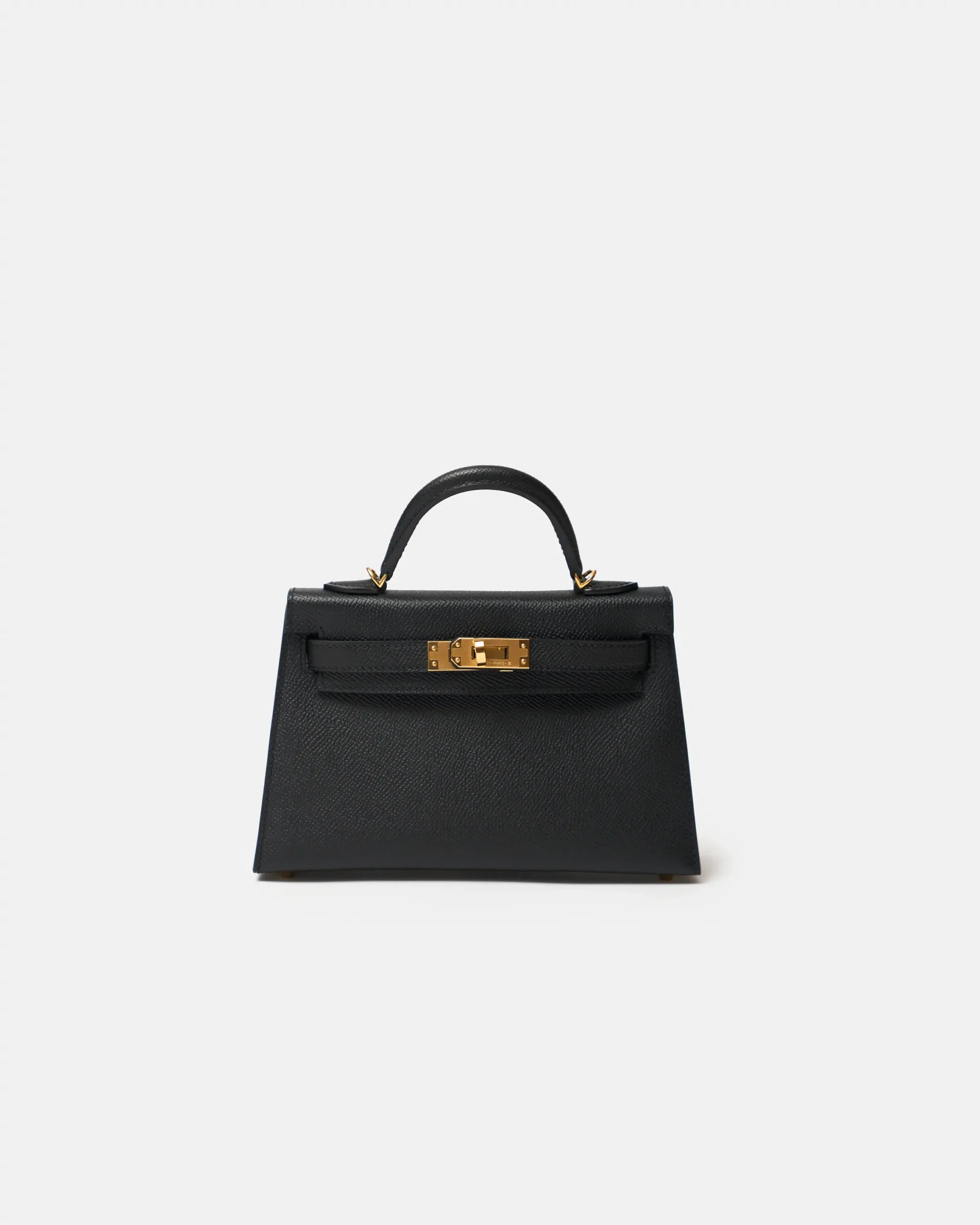Hermès Kelly 20 Black Epsom GHW