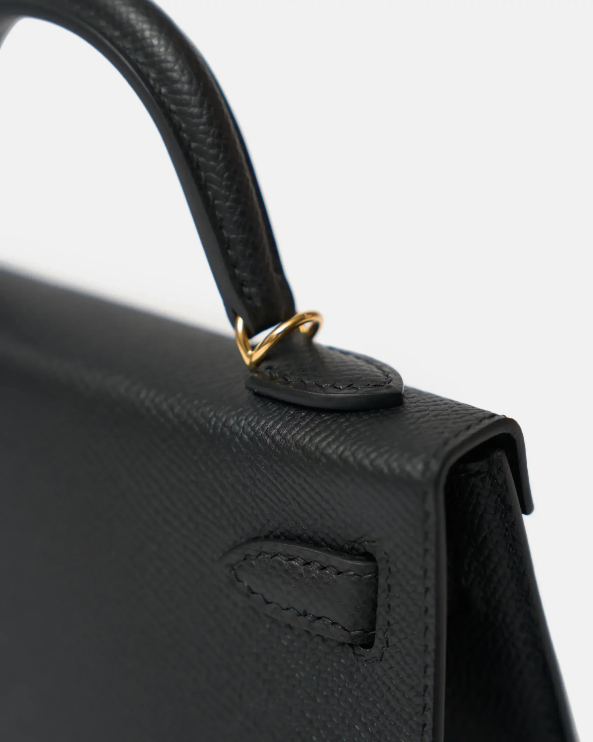Hermès Kelly 20 Black Epsom GHW