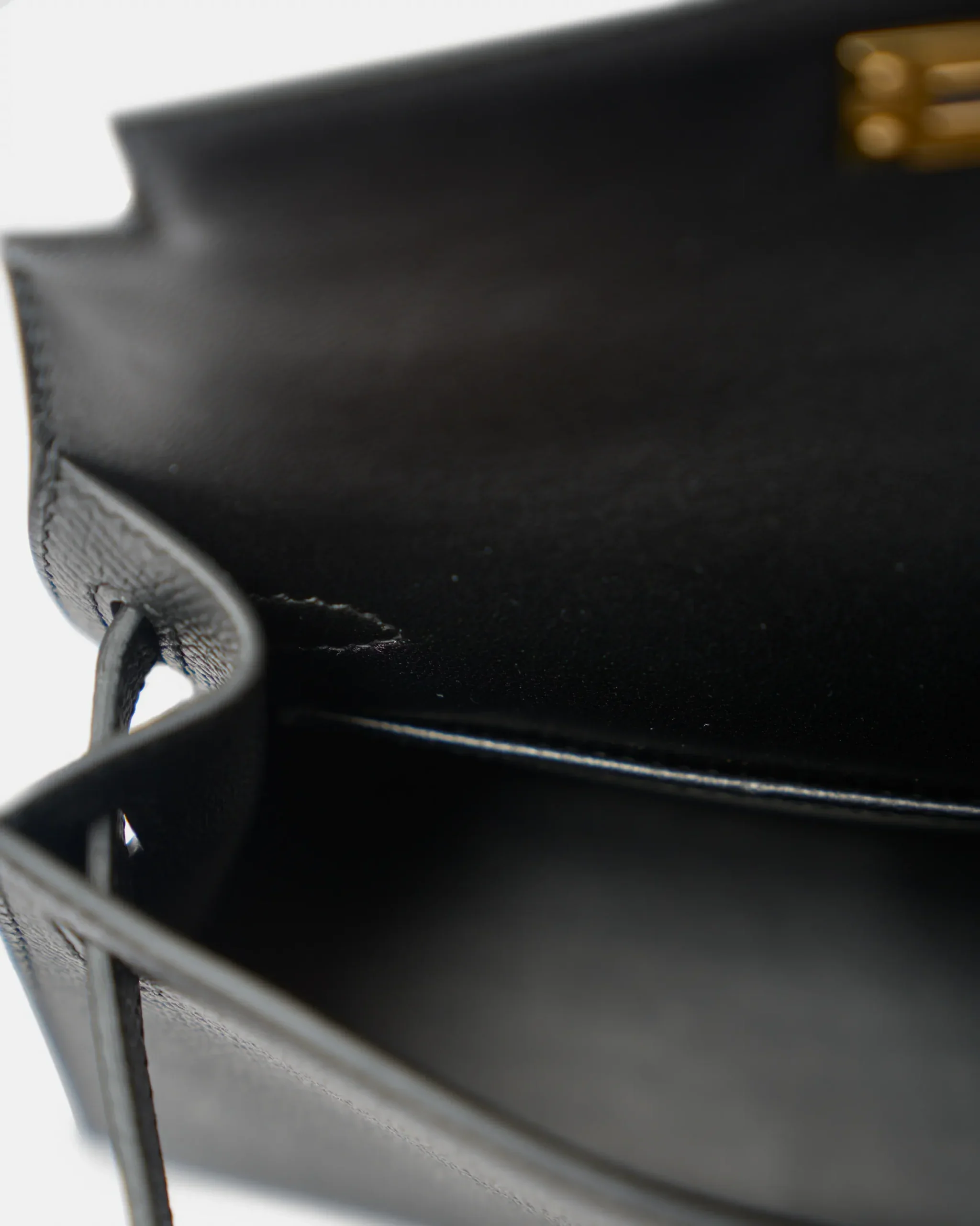 Hermès Kelly 20 Black Epsom GHW