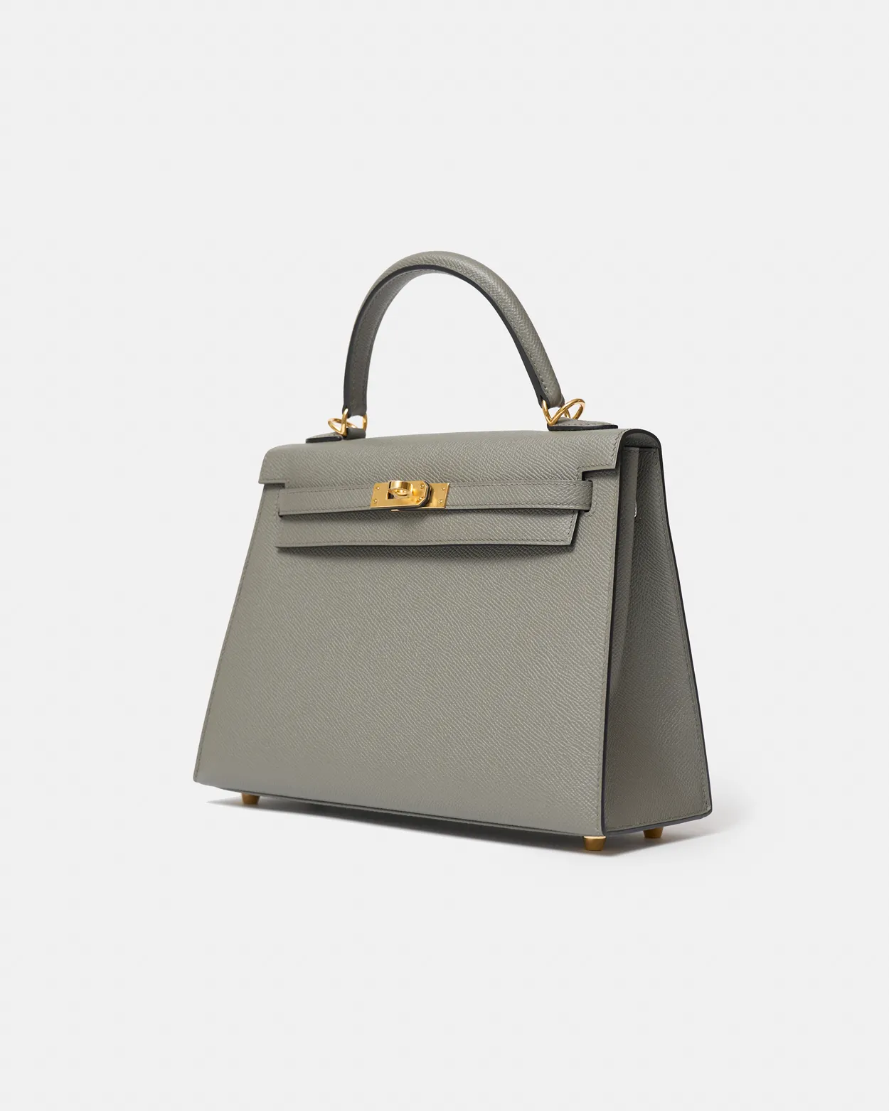 Hermès Kelly 25 Gris Meyer Epsom GHW
