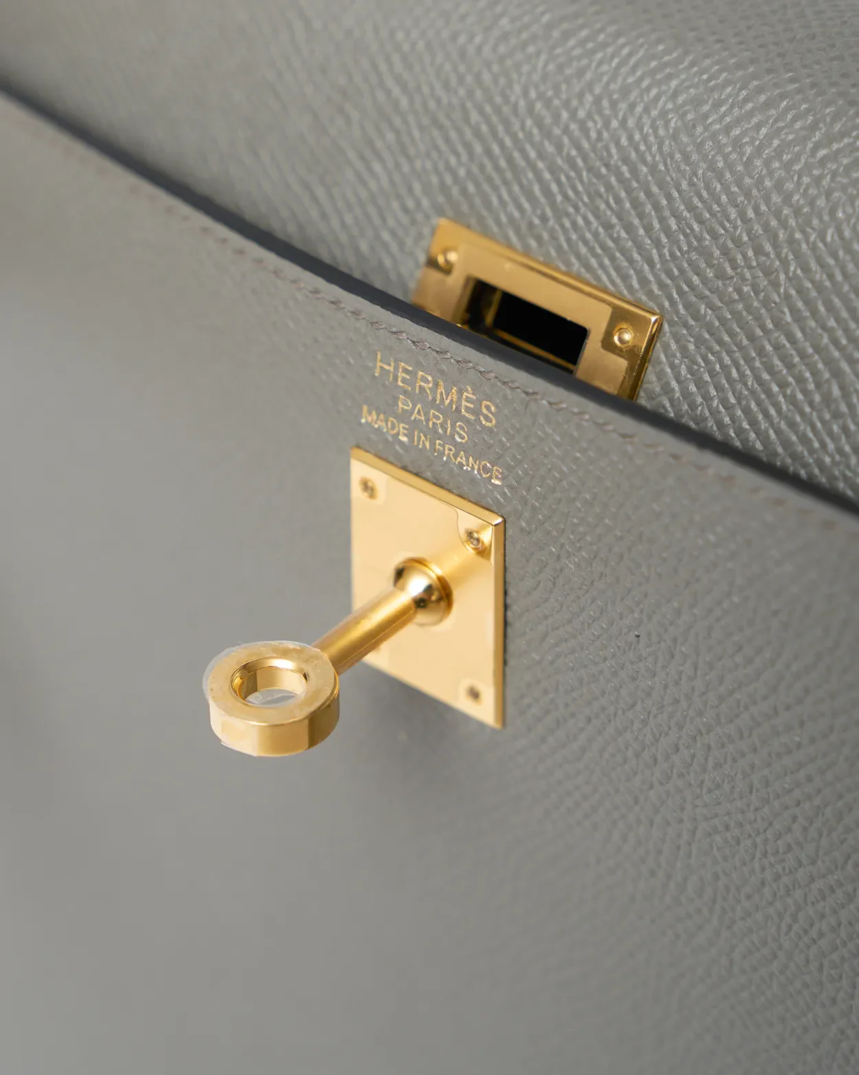Hermès Kelly 25 Gris Meyer Epsom GHW
