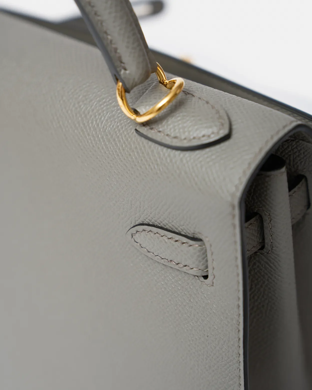 Hermès Kelly 25 Gris Meyer Epsom GHW