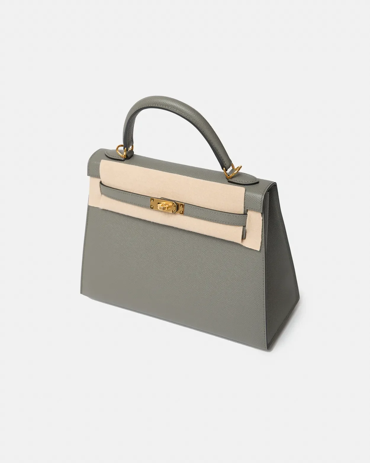 Hermès Kelly 25 Gris Meyer Epsom GHW