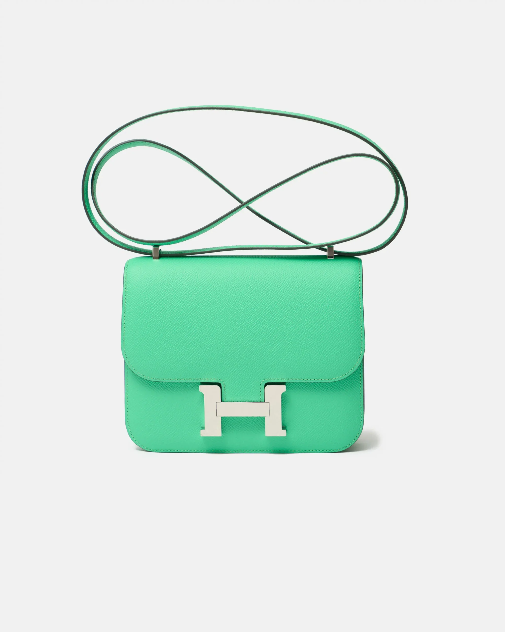 Hermès Mini Constance 18 Vert Comics Epsom PHW