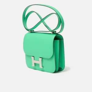 Hermès Mini Constance 18 Vert Comics Epsom PHW