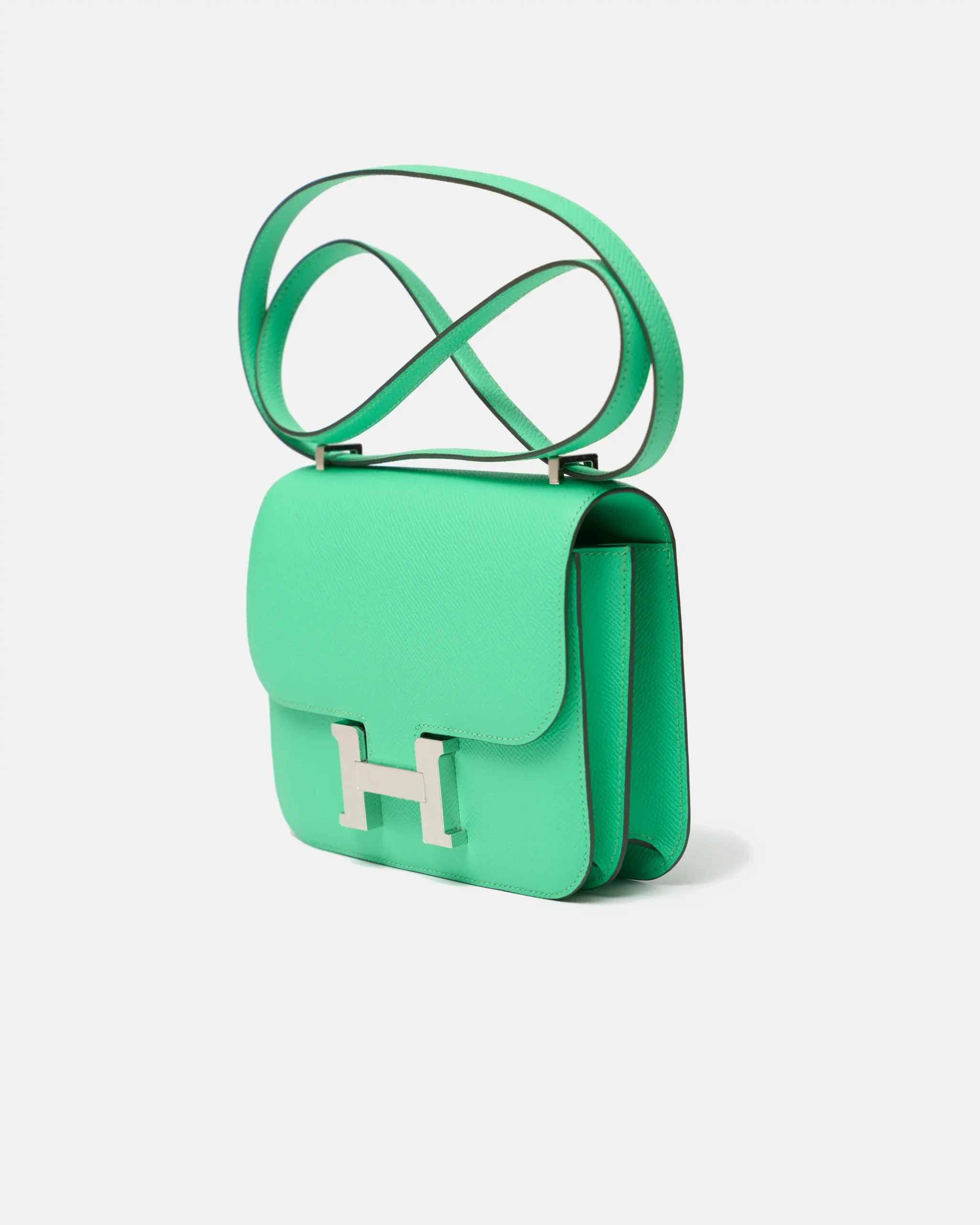 Hermès Mini Constance 18 Vert Comics Epsom PHW