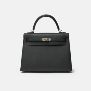 Hermès Kelly 25 Black Epsom PHW