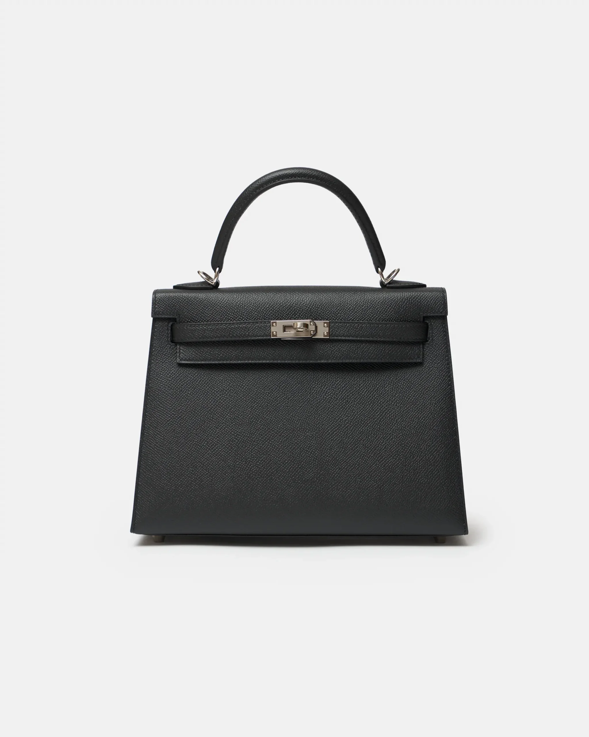 Hermès Kelly 25 Black Epsom PHW