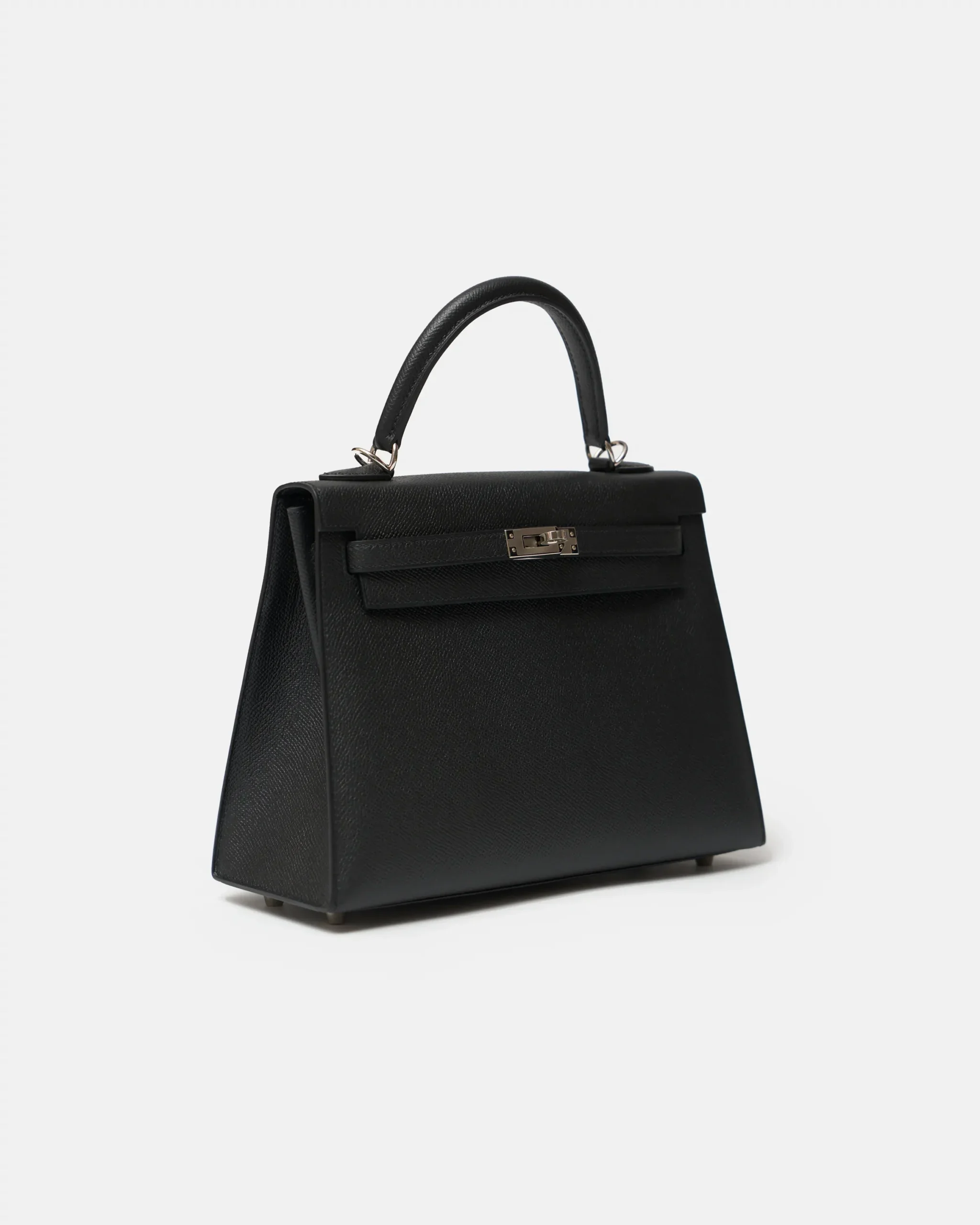 Hermès Kelly 25 Black Epsom PHW