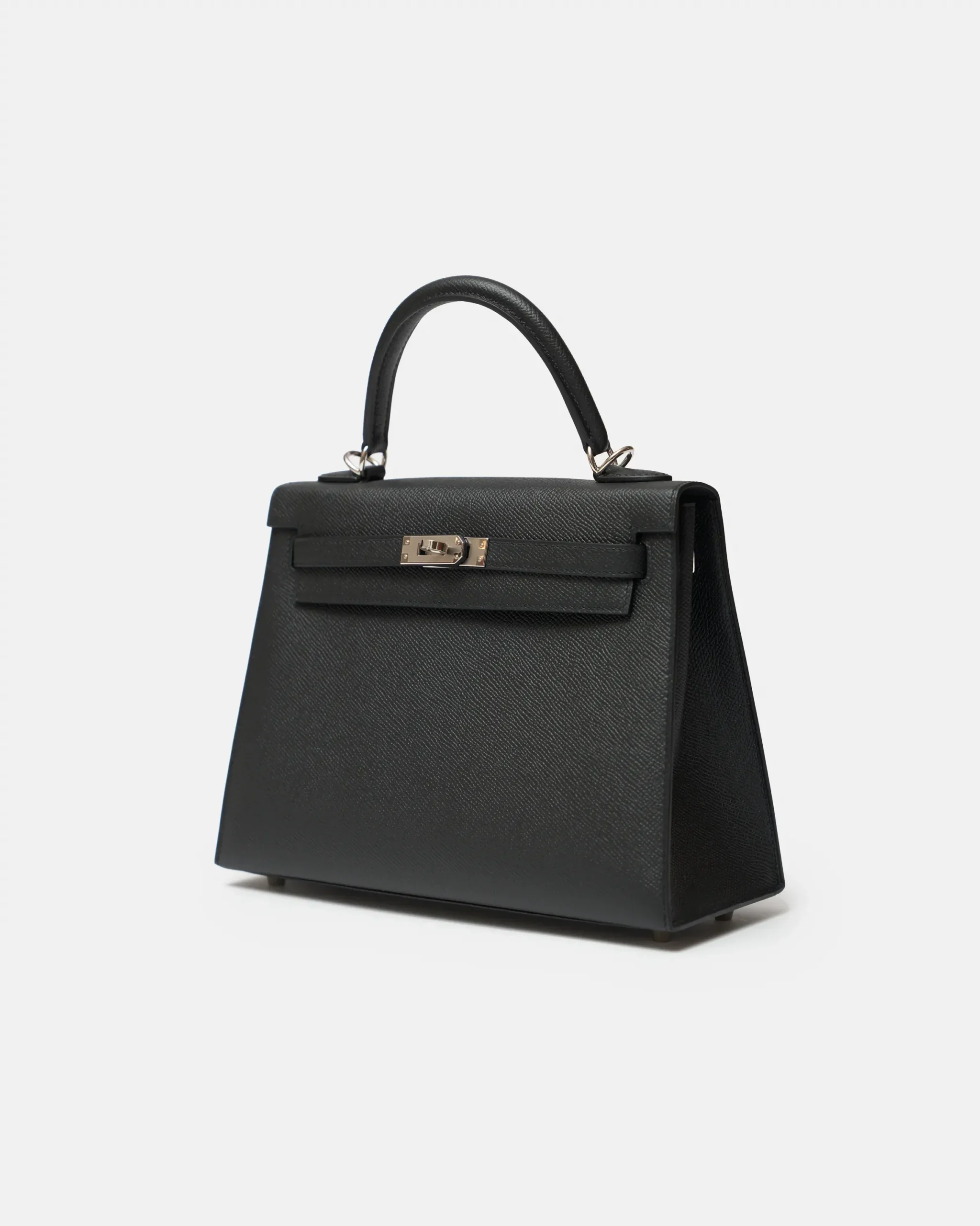 Hermès Kelly 25 Black Epsom PHW