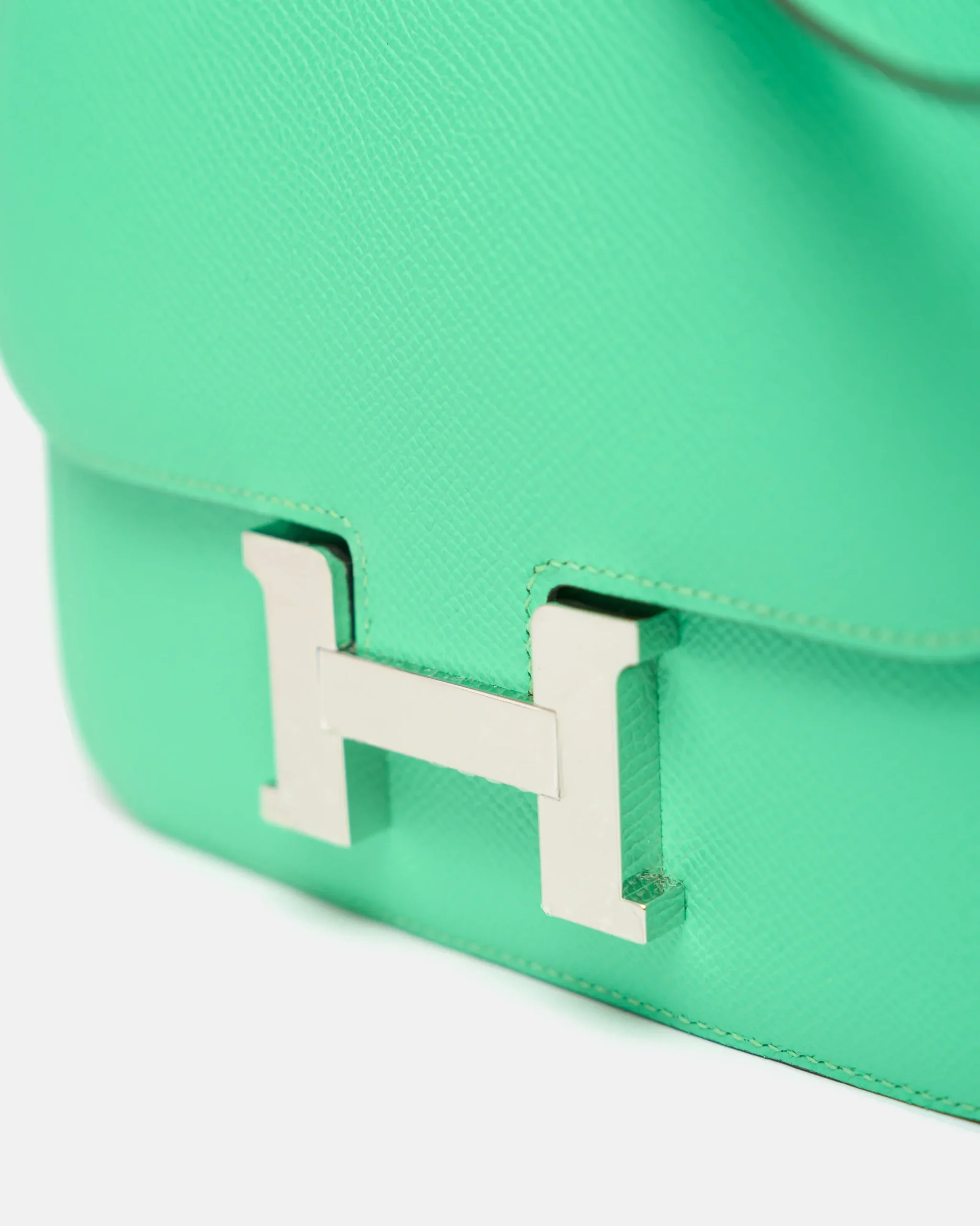 Hermès Mini Constance 18 Vert Comics Epsom PHW