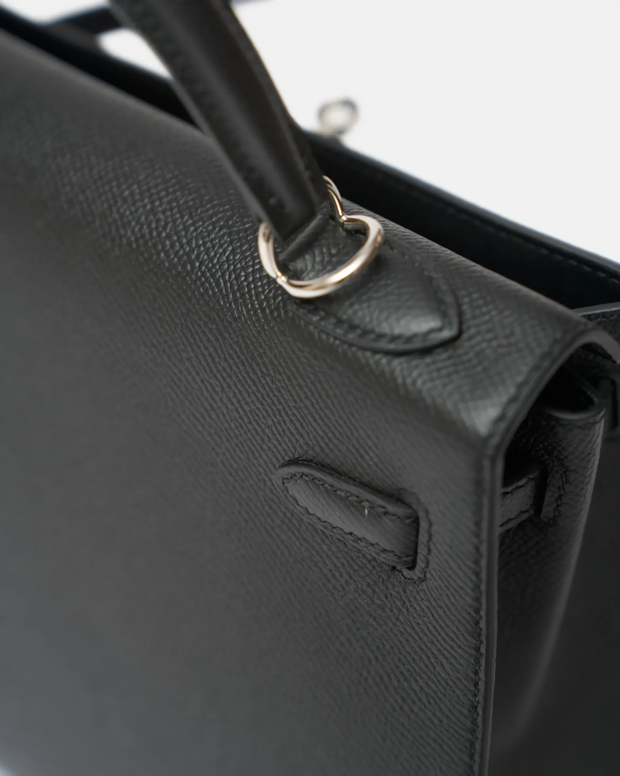Hermès Kelly 25 Black Epsom PHW