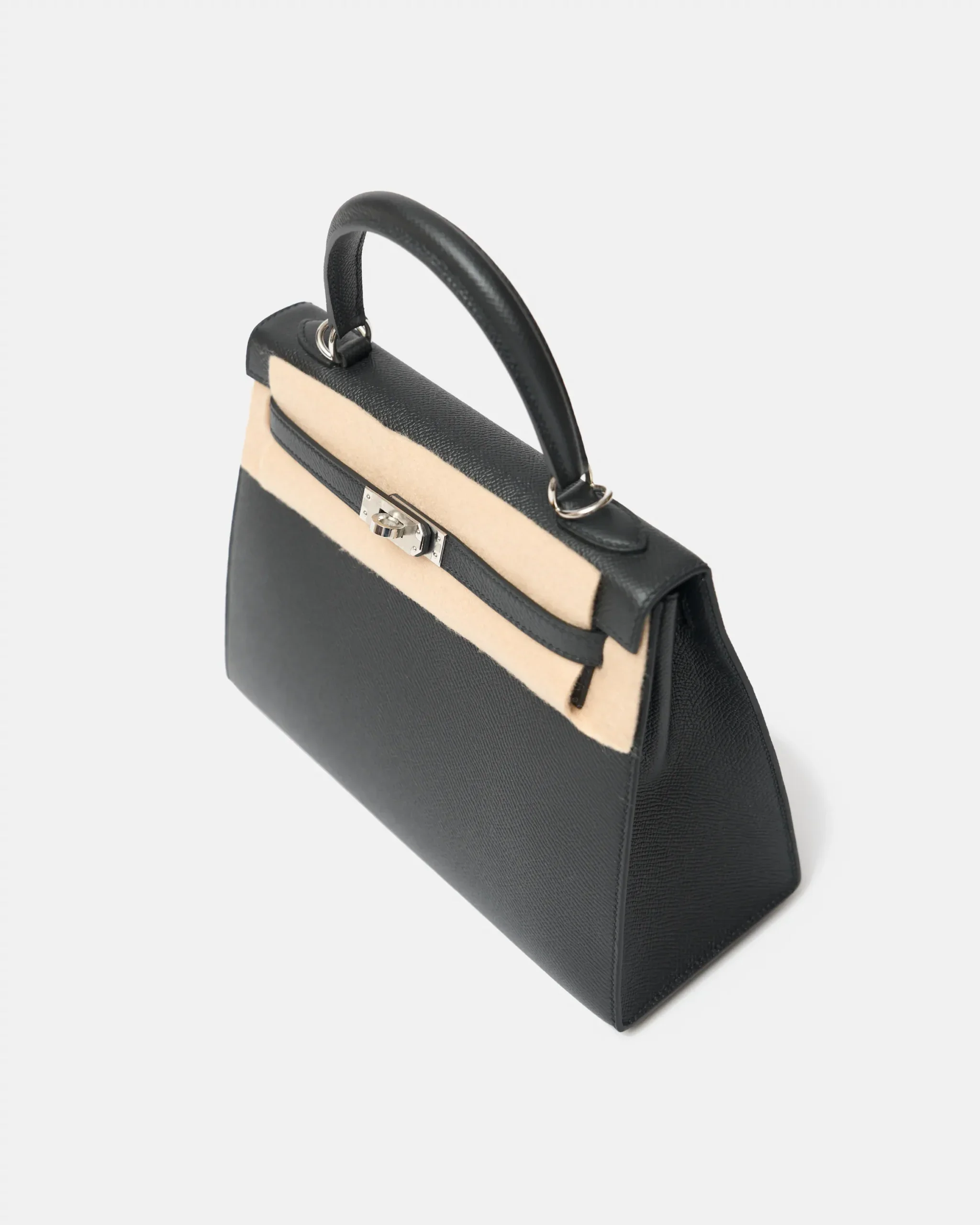 Hermès Kelly 25 Black Epsom PHW