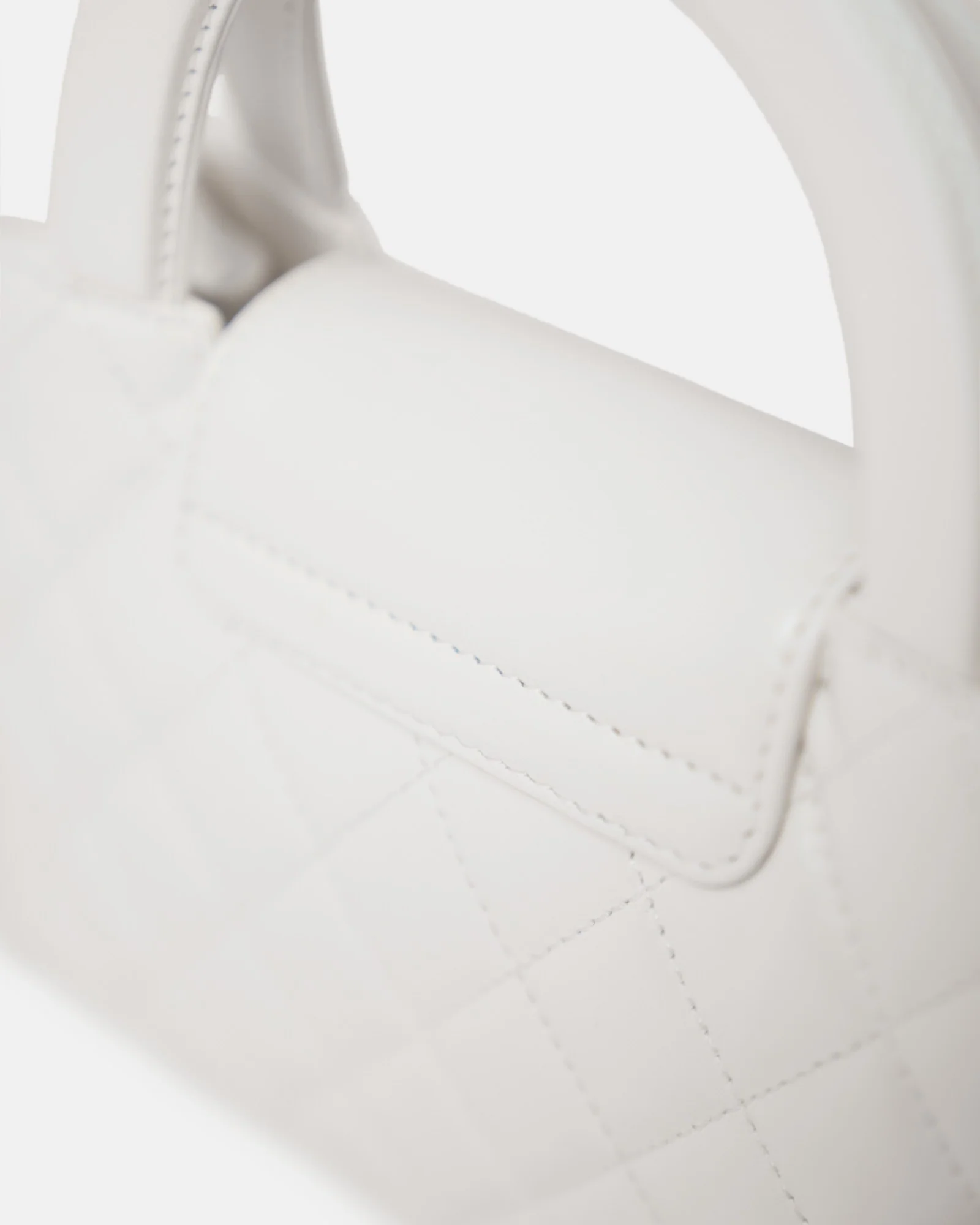 Chanel Mini Kelly White Calfskin Gold-Tone Metal Bag