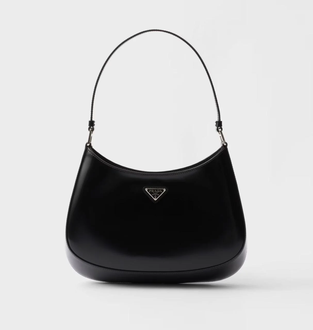 Prada Cleo Black Leather Shoulder Bag