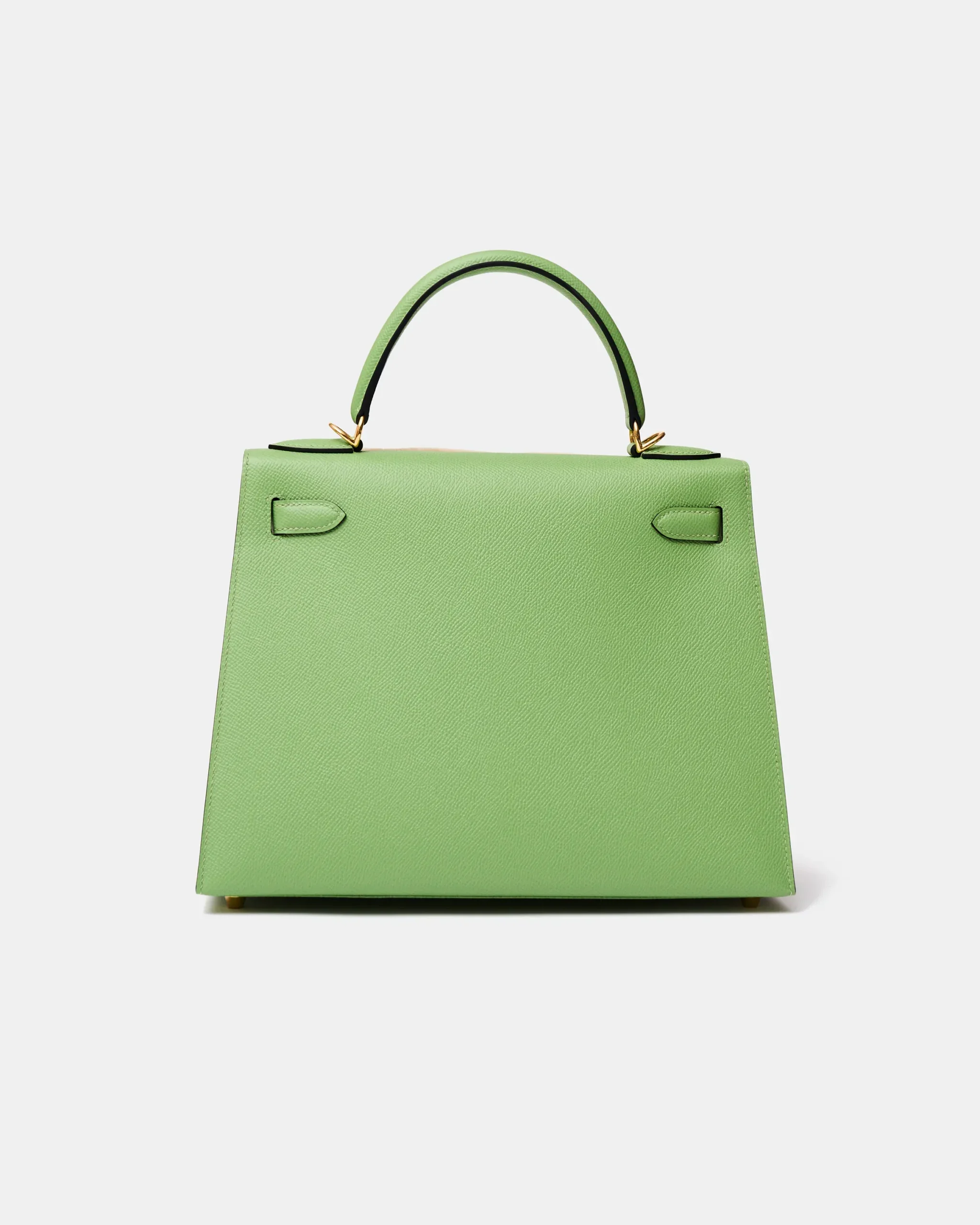 Hermès Kelly 28 Vert Criquet Epsom GHW
