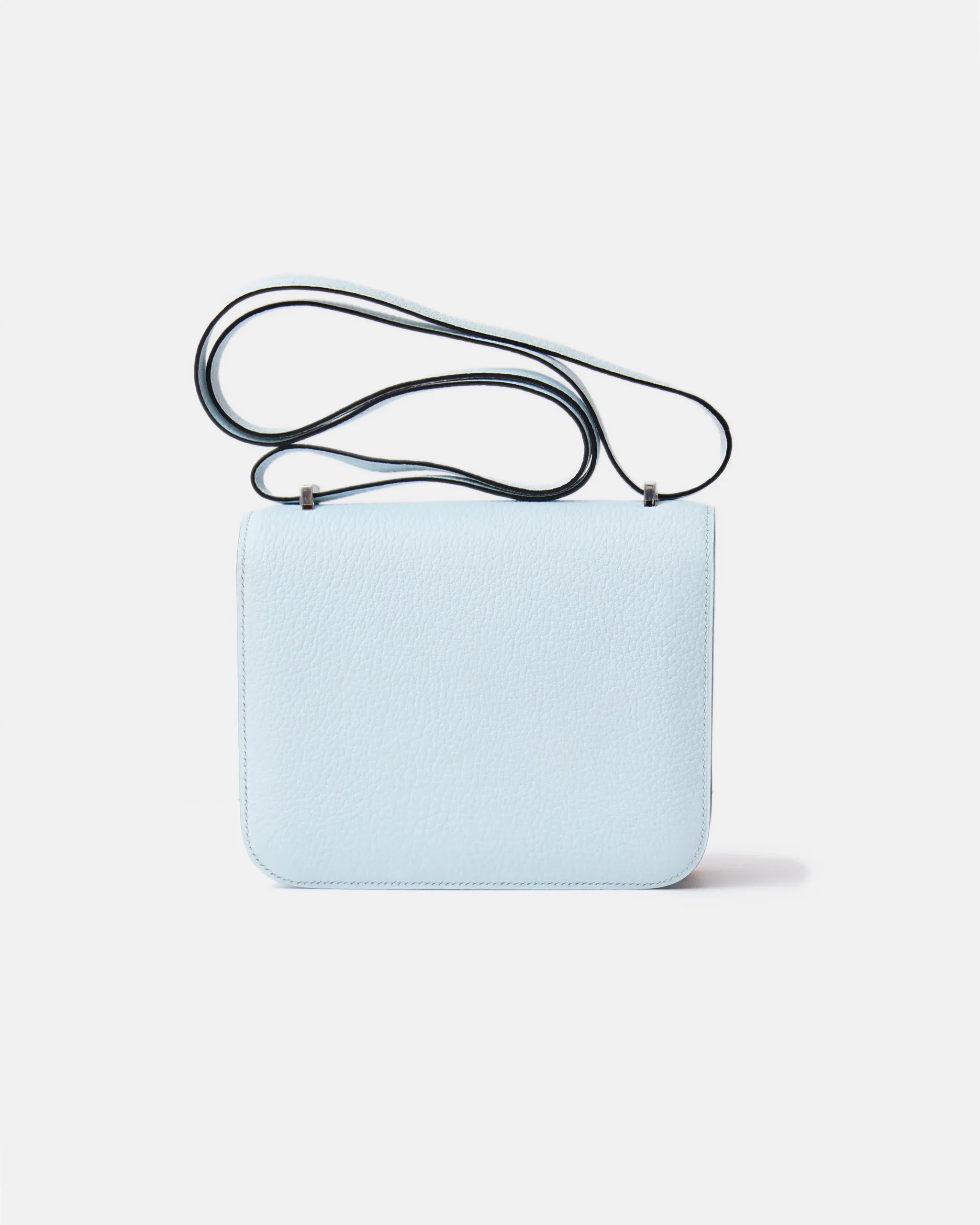 Hermès Constance 18 Blue Brume Chevre PHW