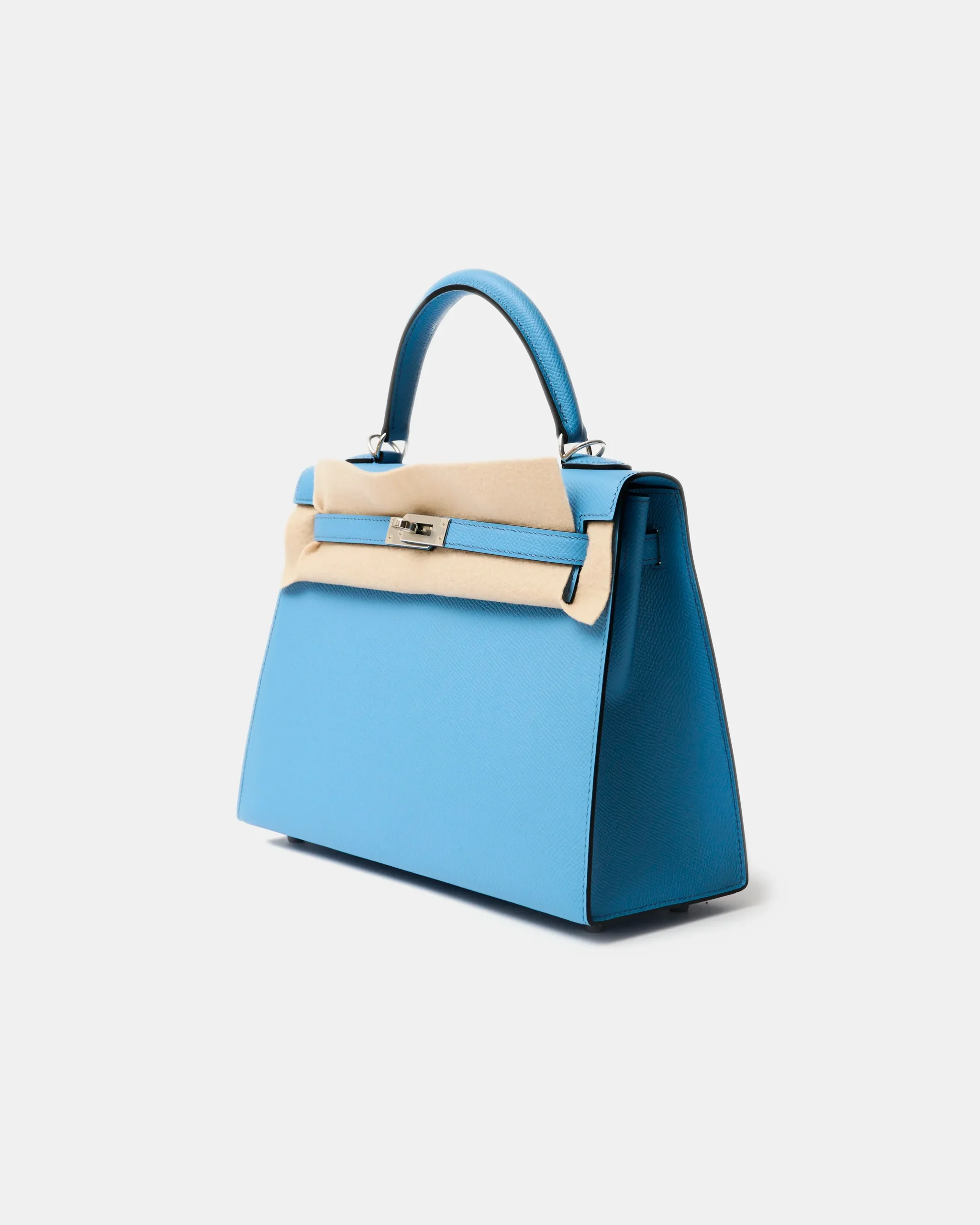 Hermès Kelly 25 Bleu Paradise Epsom PHW