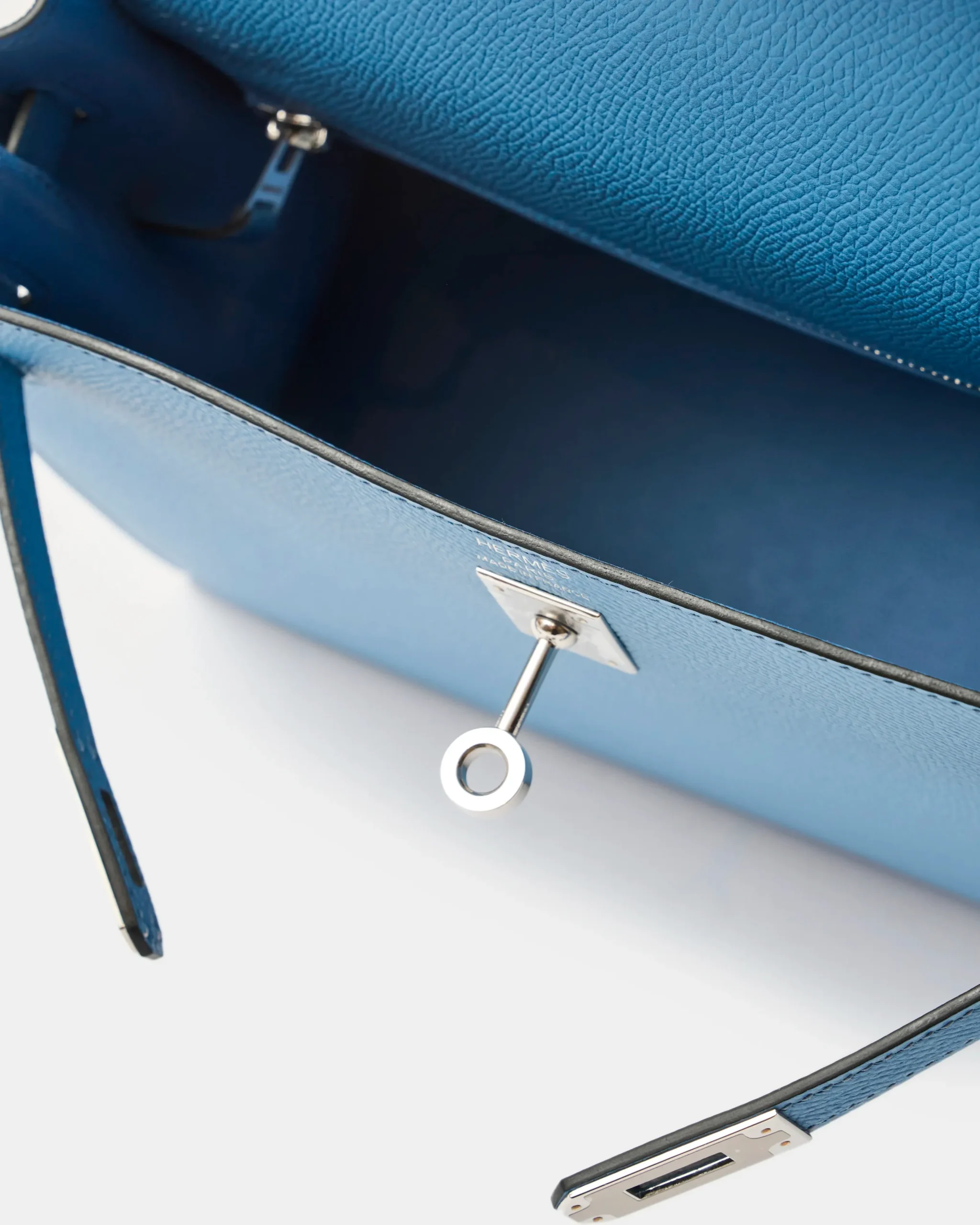 Hermès Kelly 25 Bleu Paradise Epsom PHW