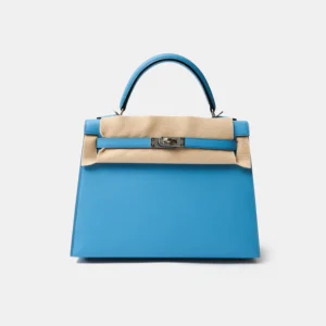 Hermès Kelly 25 Bleu Paradise Epsom PHW