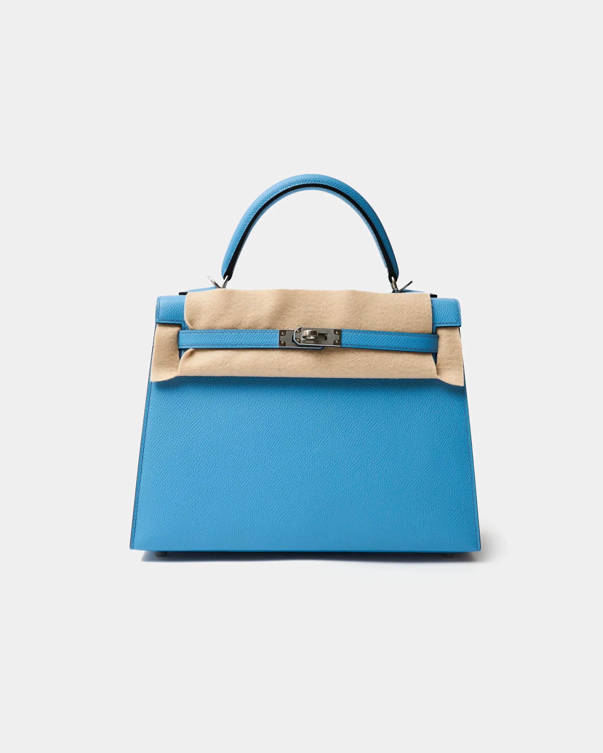 Hermès Kelly 25 Bleu Paradise Epsom PHW