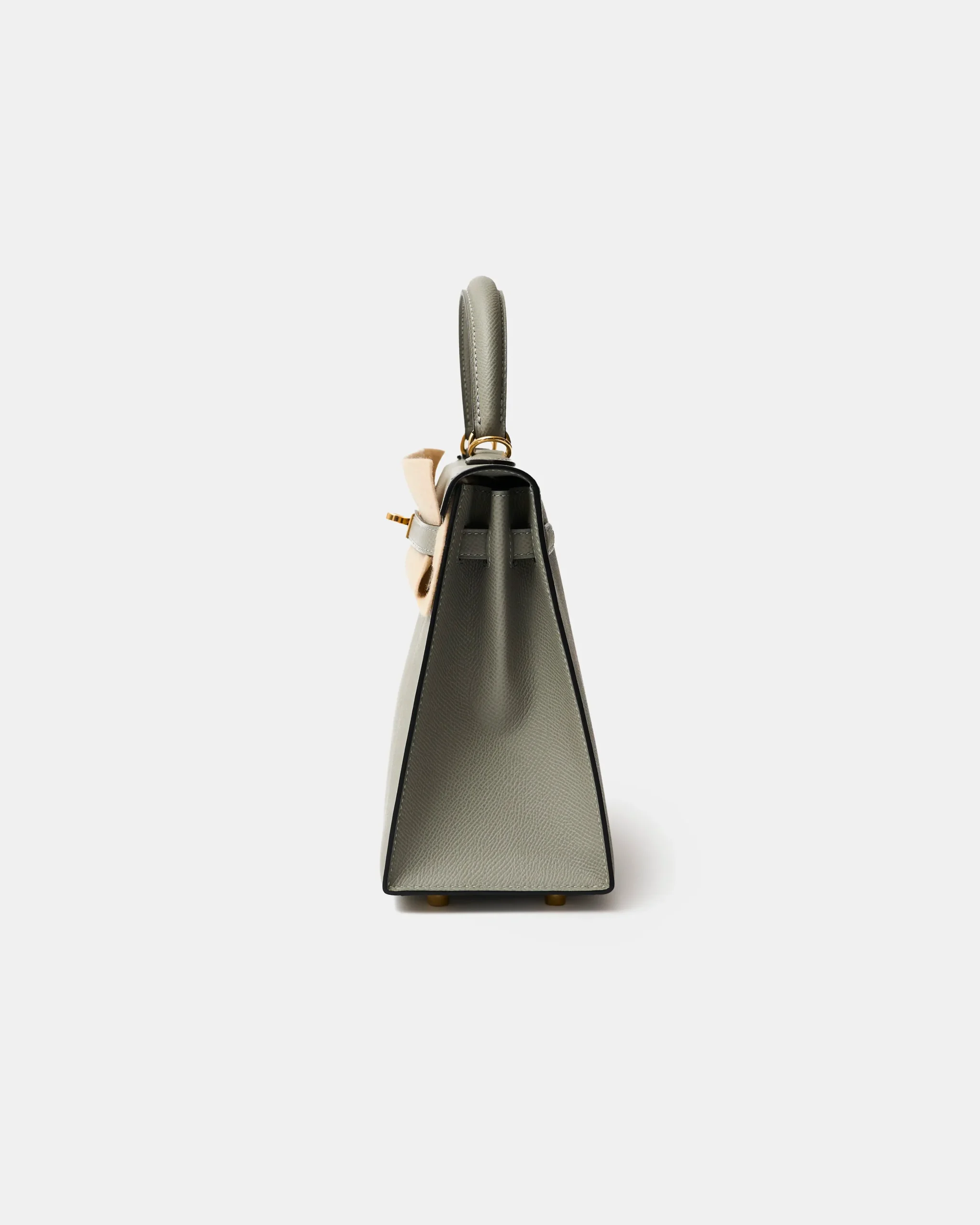 Hermès Kelly 25 Grey Mouette Epsom GHW