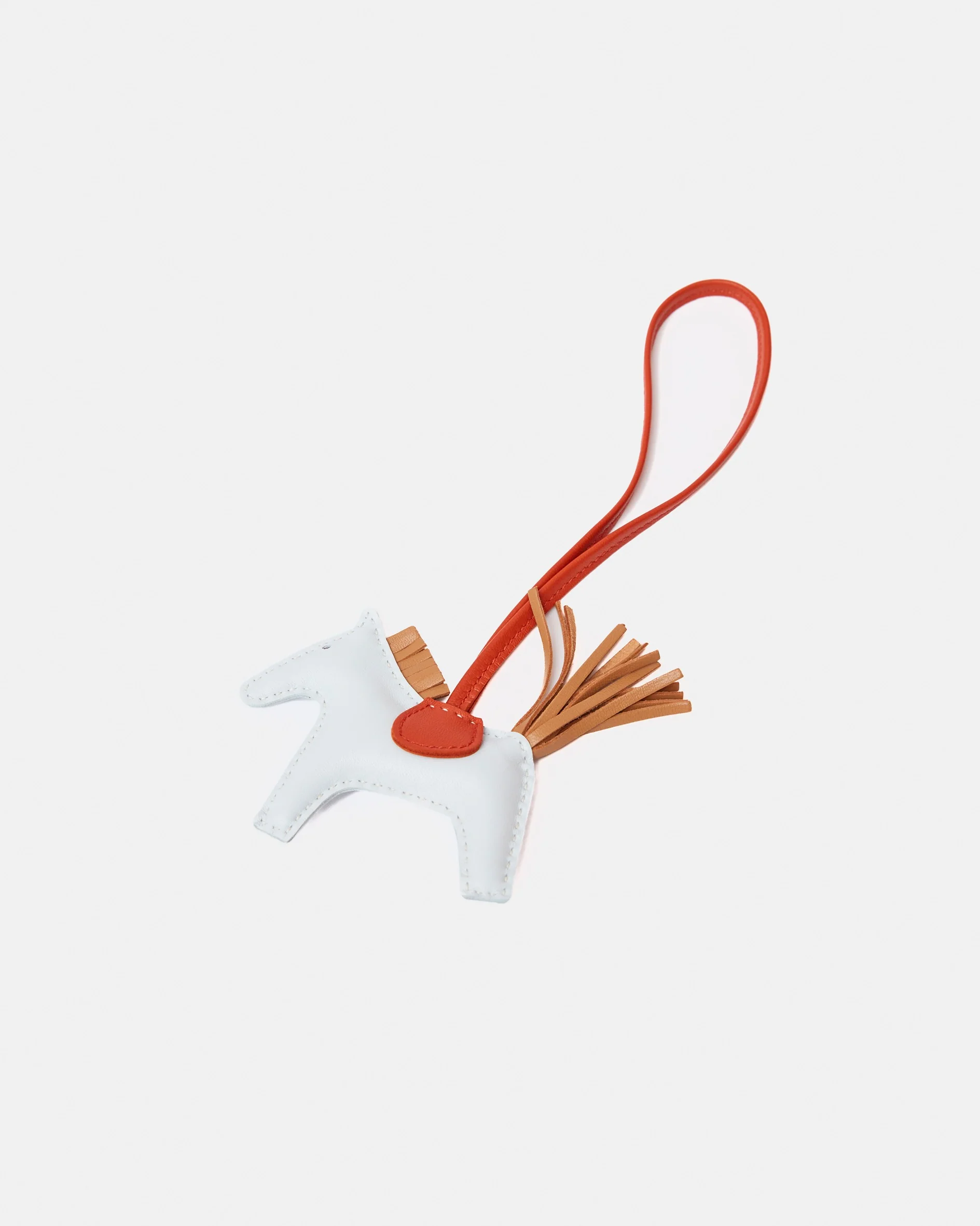 Hermès Grigri Rodeo Horse Bleu Brume/Chai/Cornaline PM