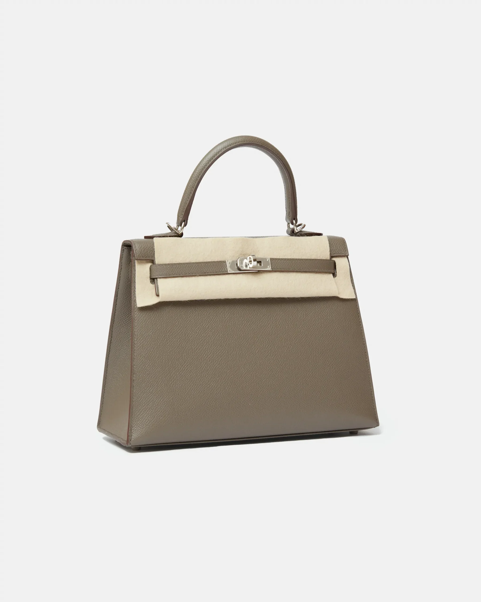 Hermès Kelly 25 Etain Epsom PHW