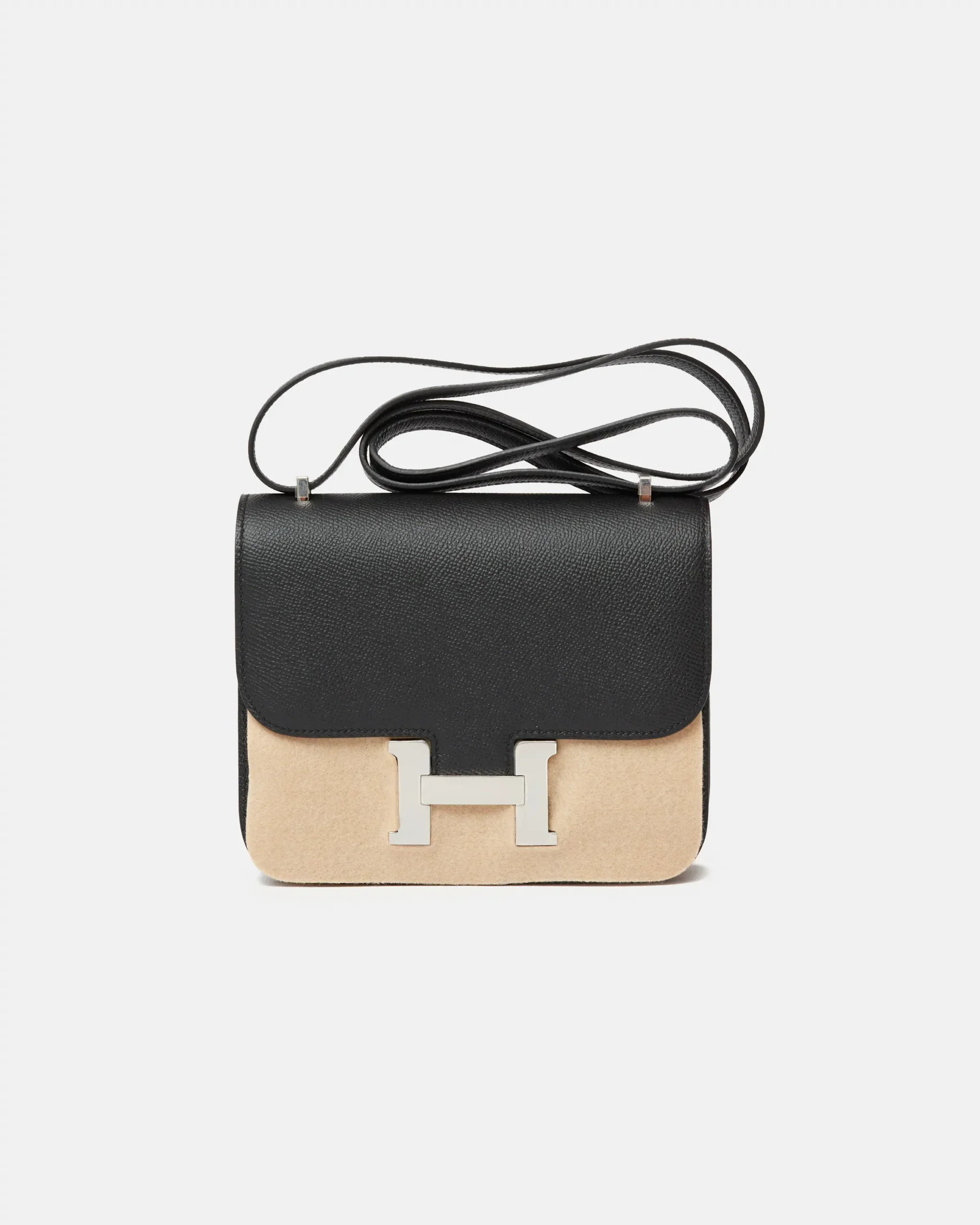 Hermès Mini Constance 18 Black Epsom PHW