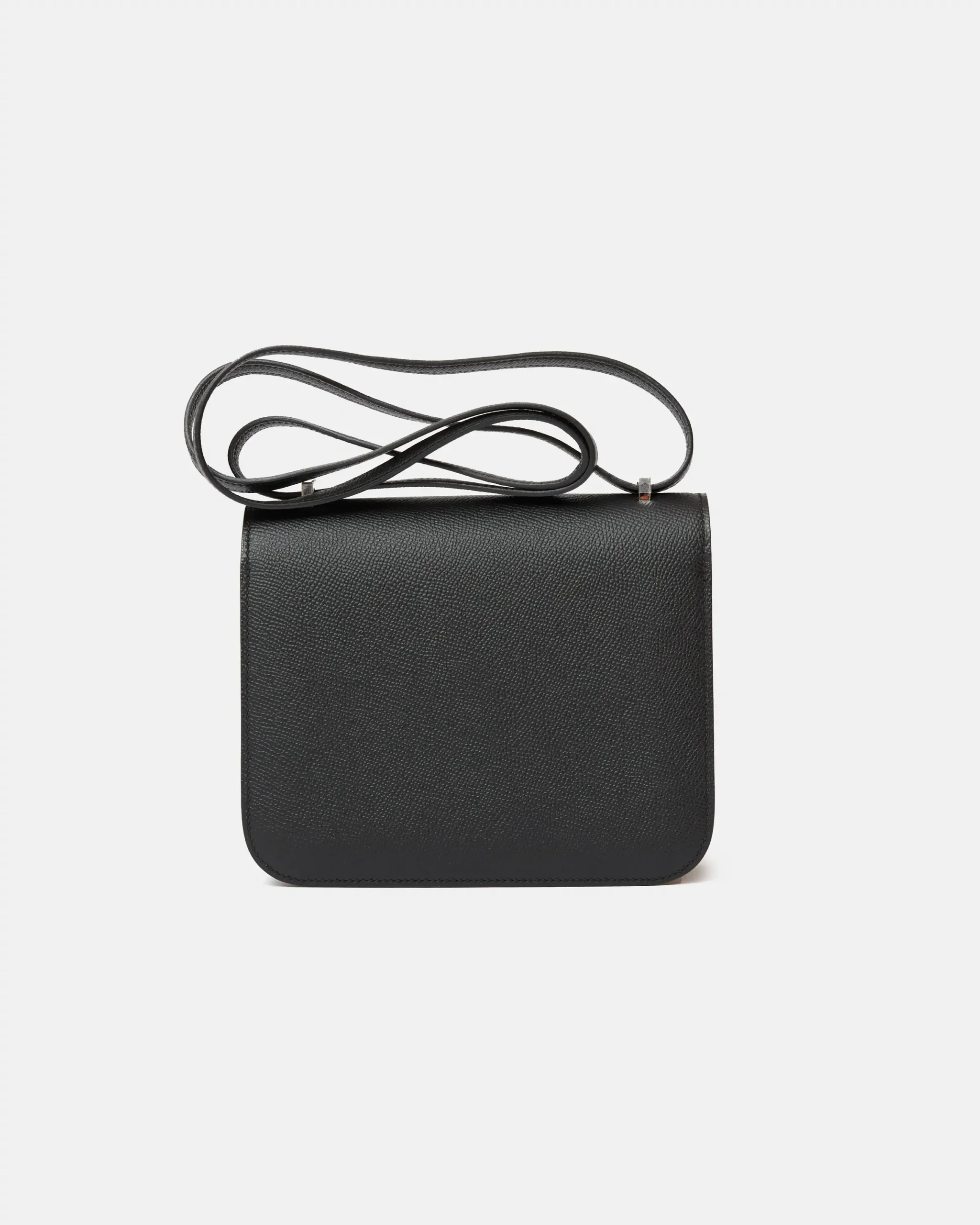 Hermès Mini Constance 18 Black Epsom PHW