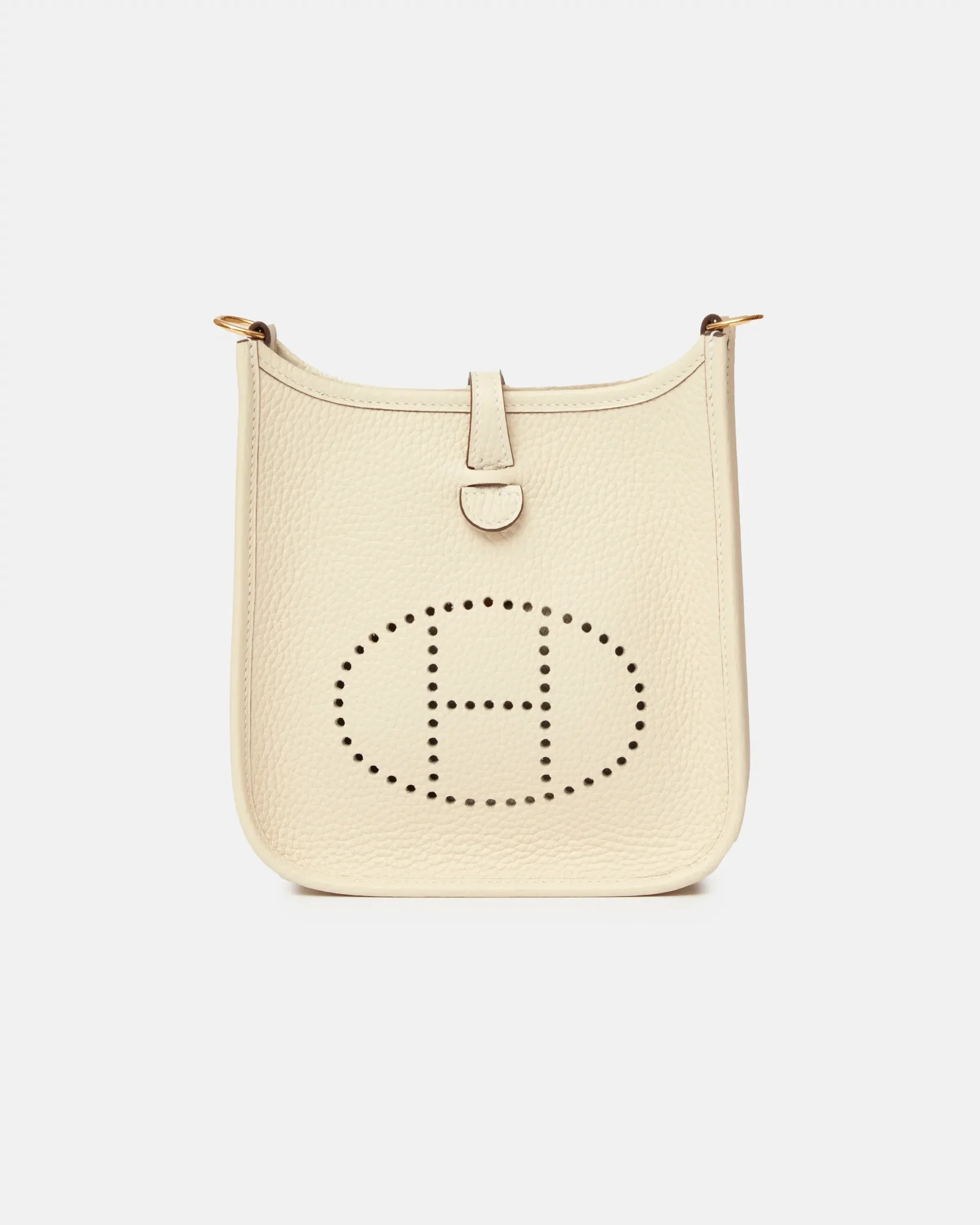 Hermès Mini Evelyne 16 Nata Clemence GHW