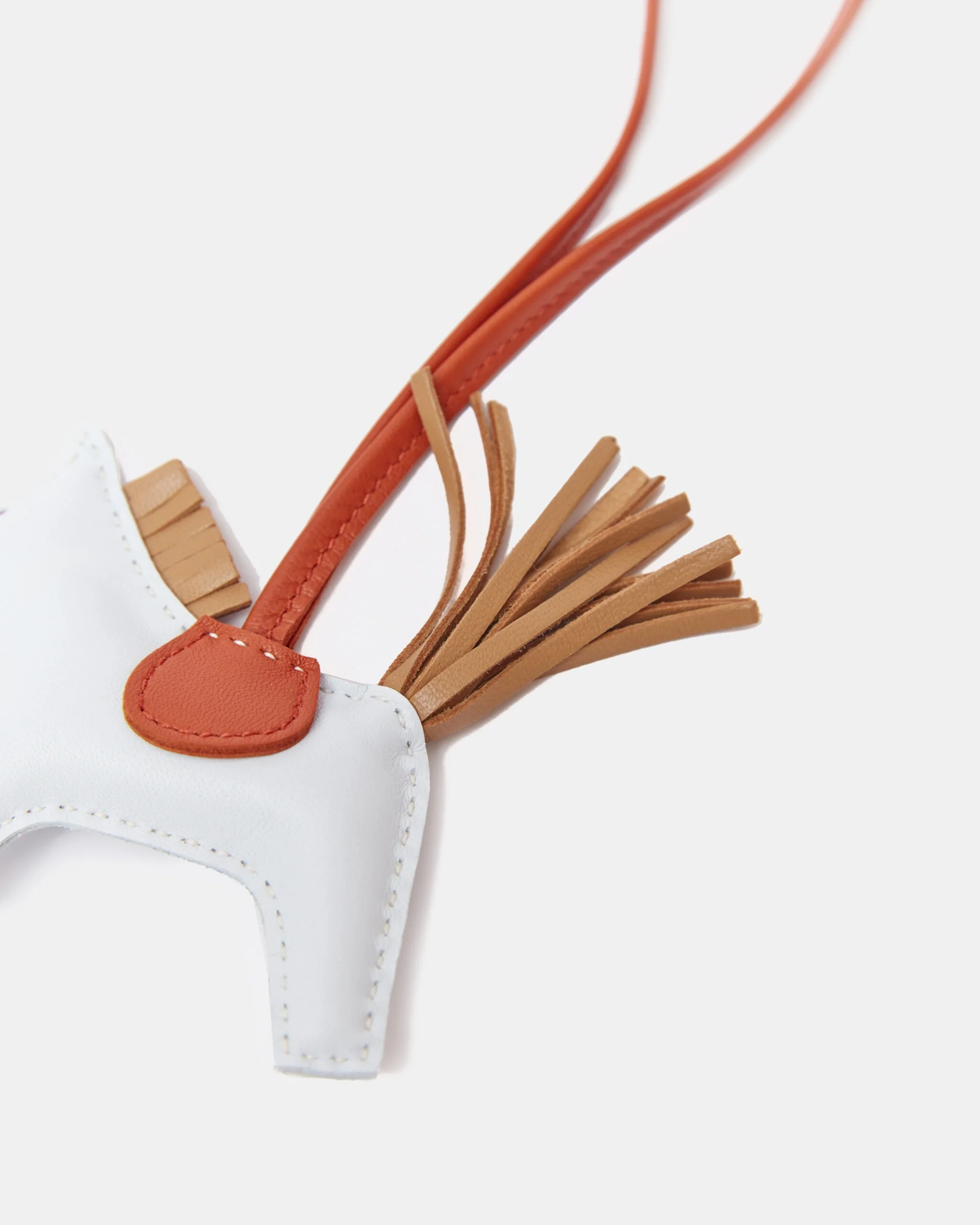 Hermès Grigri Rodeo Horse Bleu Brume/Chai/Cornaline PM